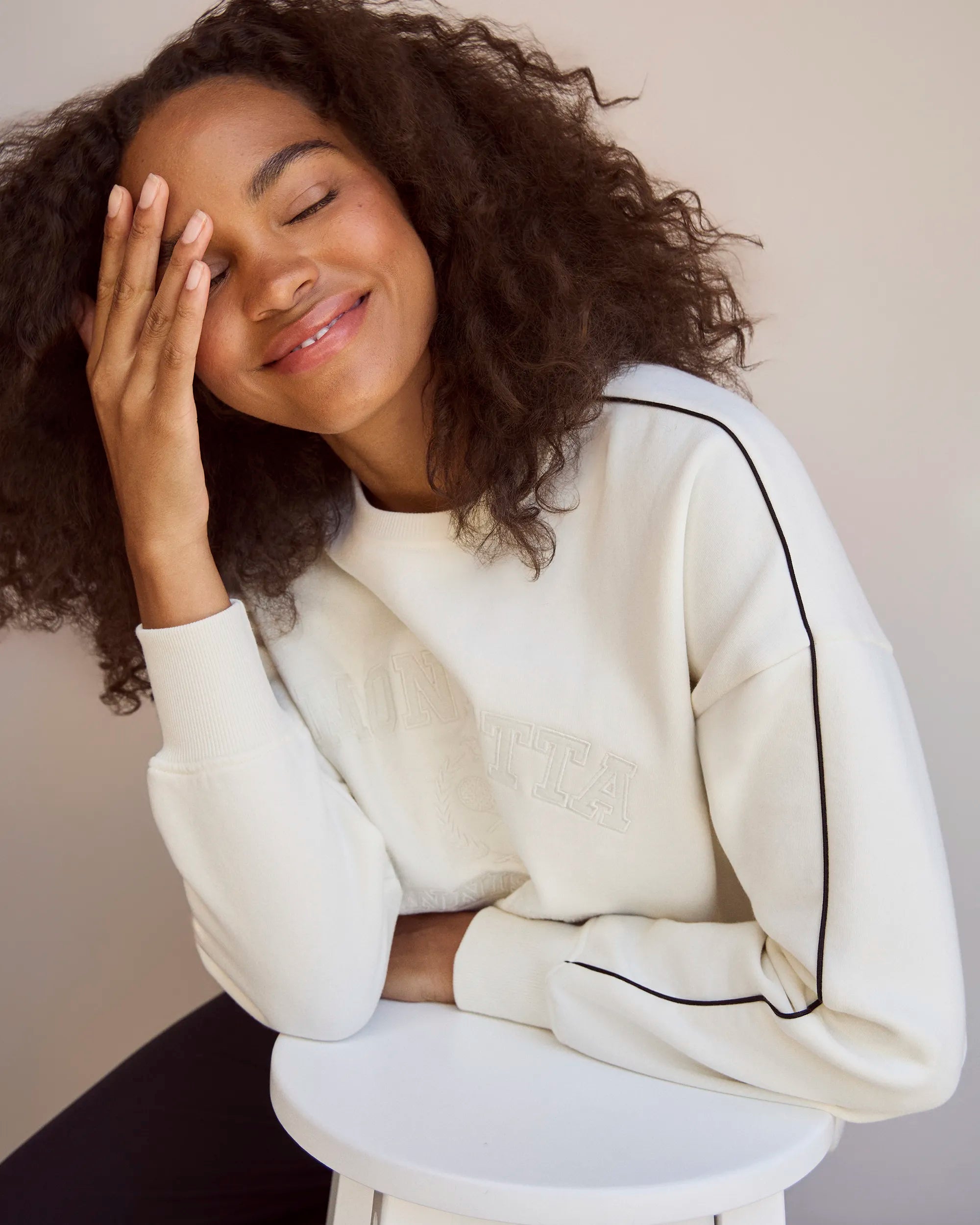 The Soft GRS Certified Recycled Polyester + Organic Cotton Club Sweatshirt - Pristine