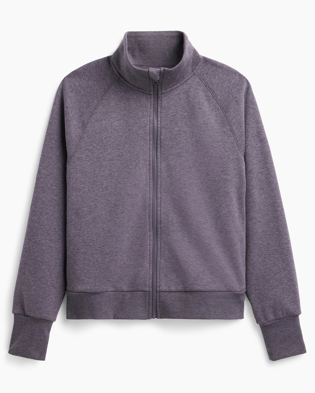 The Soft Luxe GRS Certified Recycled Polyester + Organic Cotton Full Zip - Excalibur