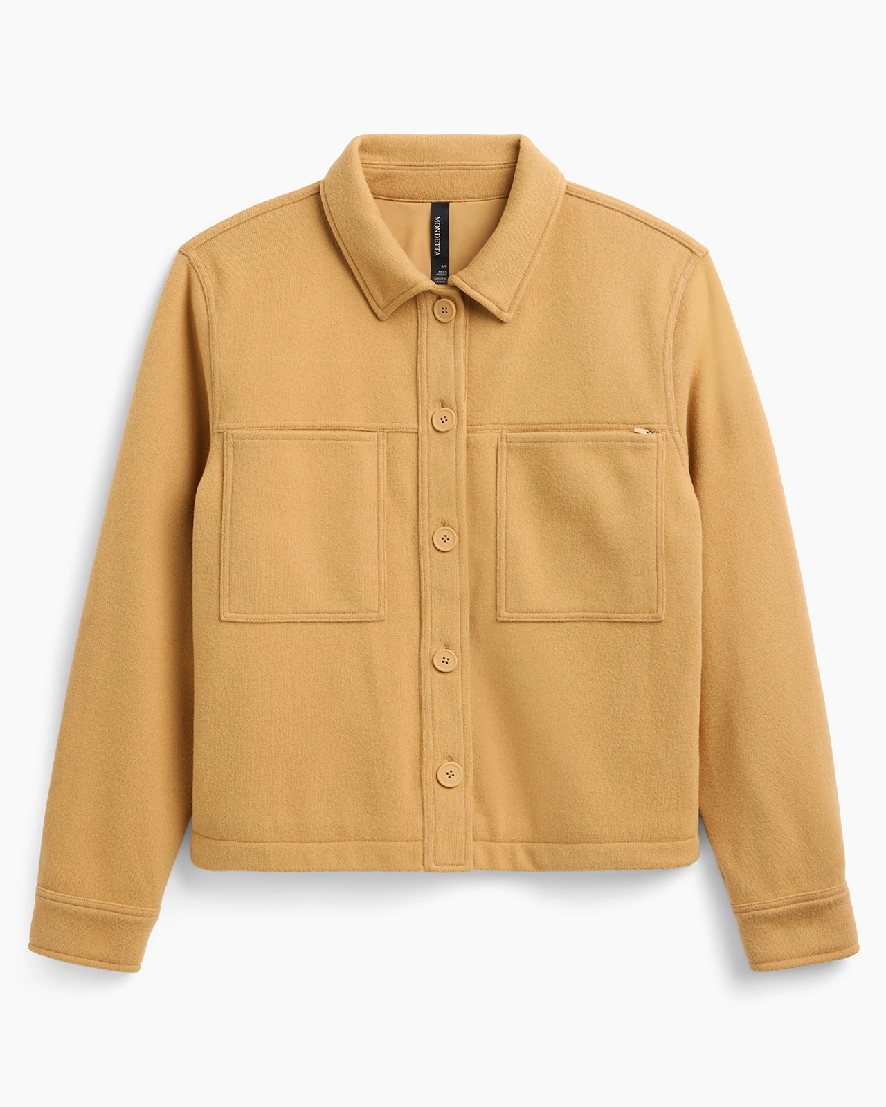 The On-the-Go GRS Certified Recycled Polyester Cropped Jacket - Camel