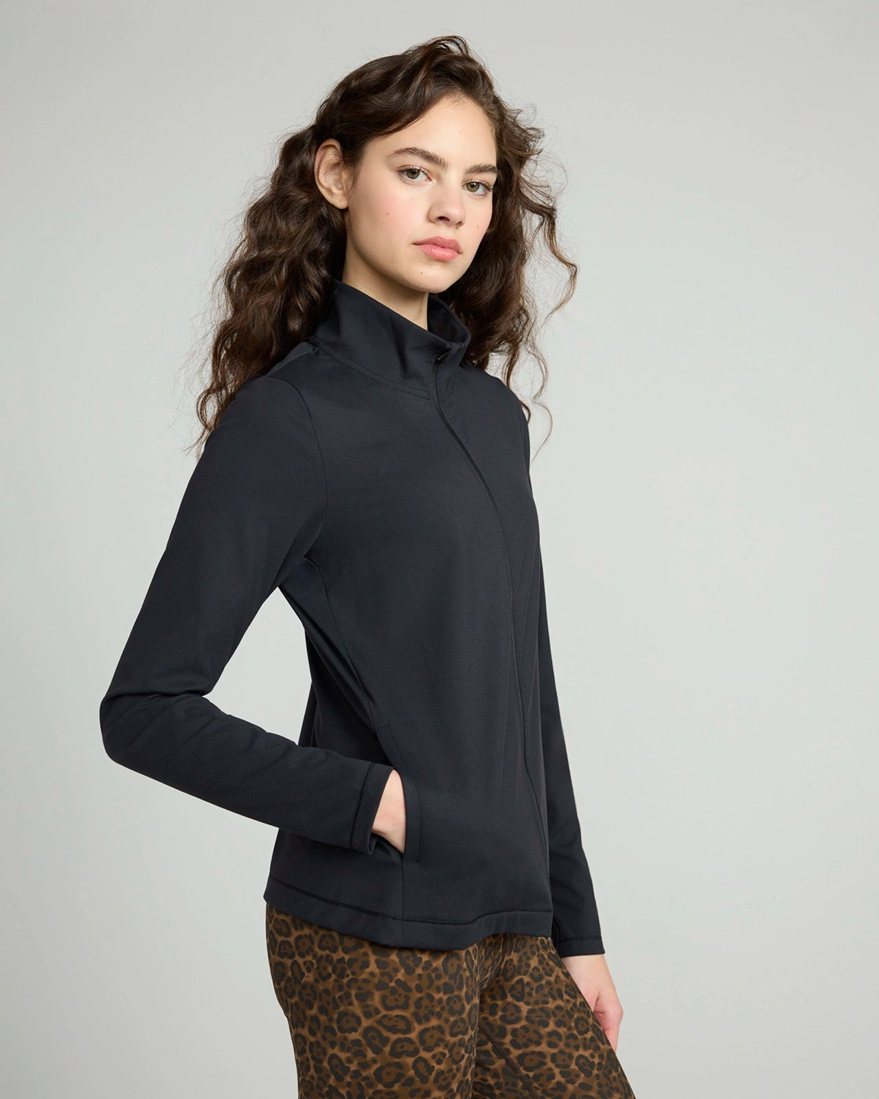The Ultra-Soft GRS Certified Recycled Nylon Yoga Jacket