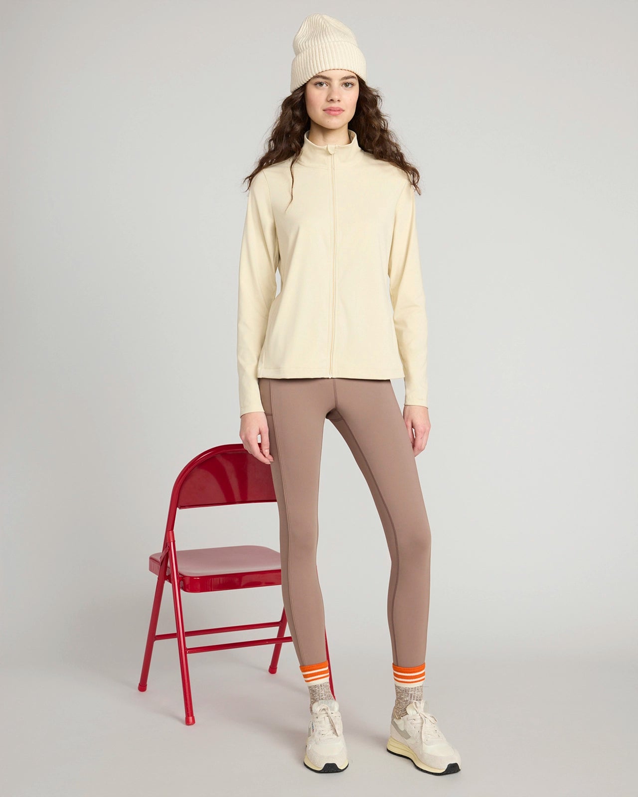 The Ultra-Soft GRS Certified Recycled Nylon Yoga Jacket