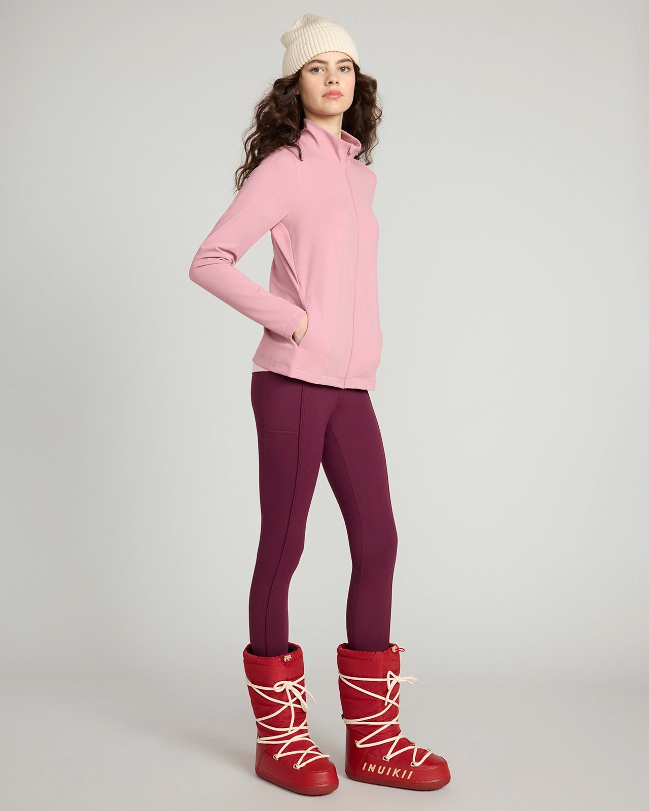 The Ultra-Soft GRS Certified Recycled Nylon Yoga Jacket