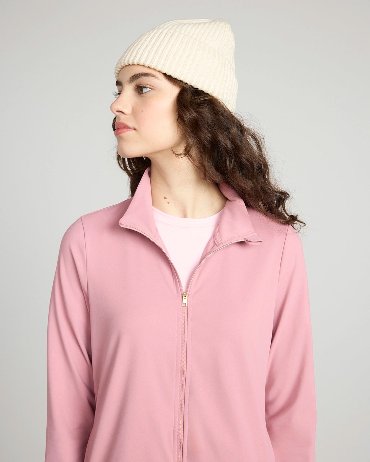 The Ultra-Soft GRS Certified Recycled Nylon Yoga Jacket