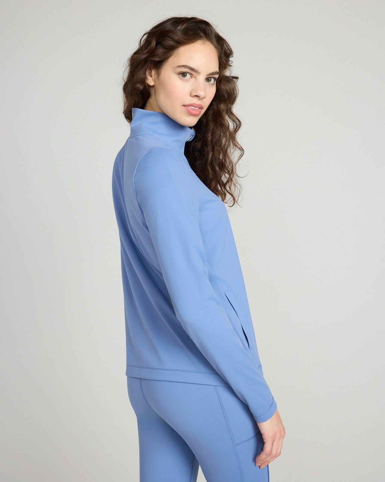 The Ultra-Soft GRS Certified Recycled Nylon Yoga Jacket