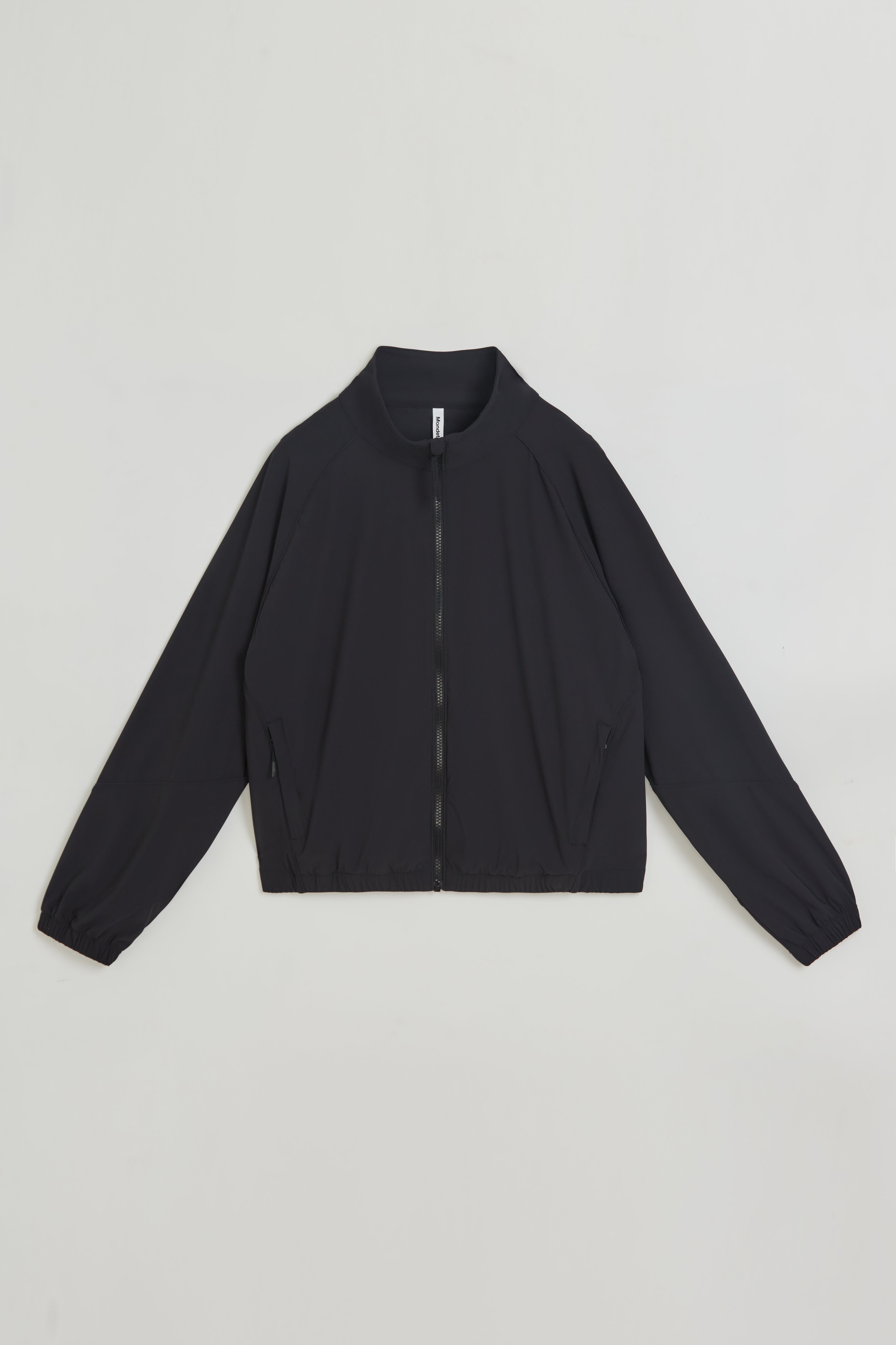 MONDETTA トラックジャケット The Active Tricot Jacket with Piping - Black | Mondetta