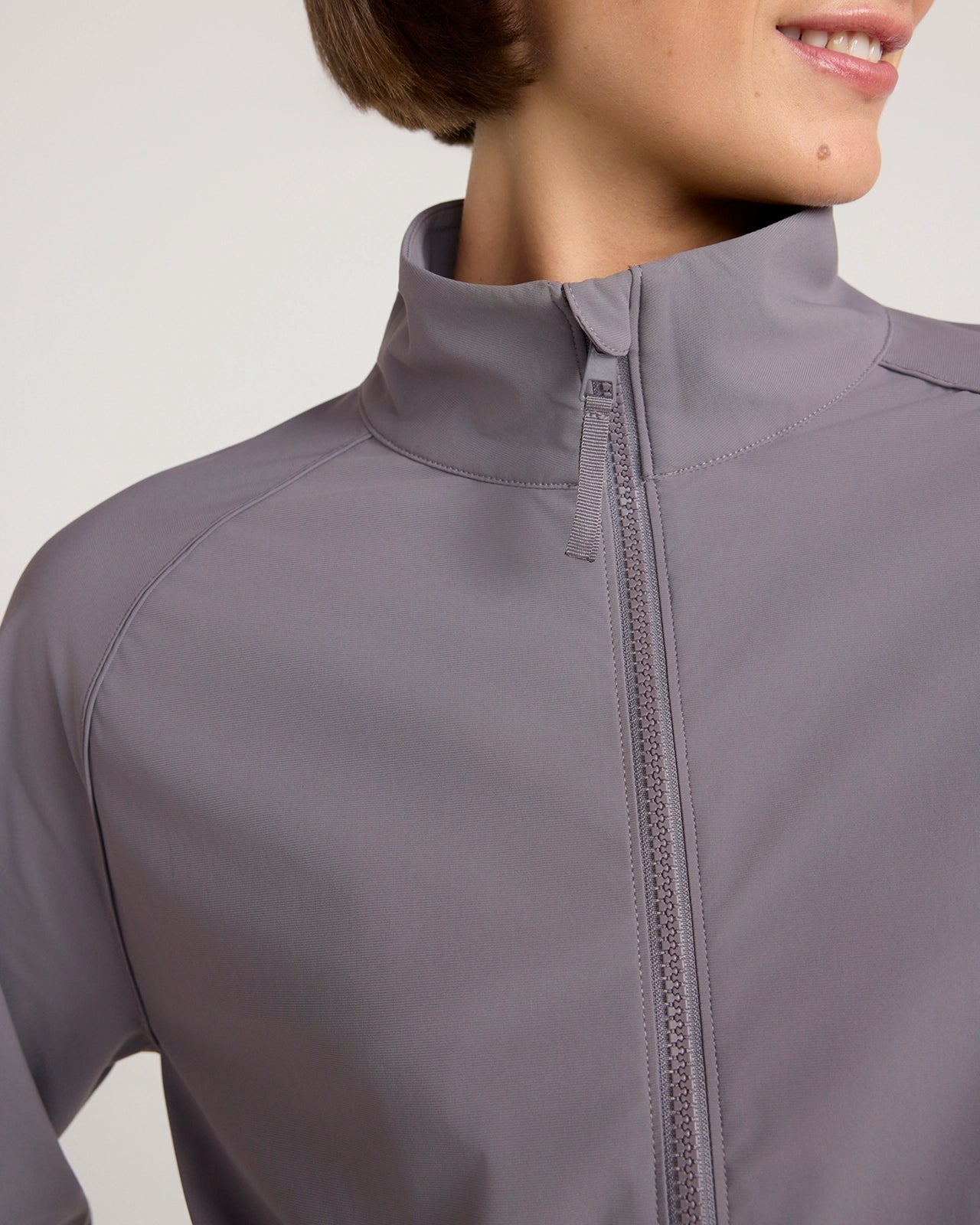 The Active Tricot Jacket with Piping - Excalibur Purple