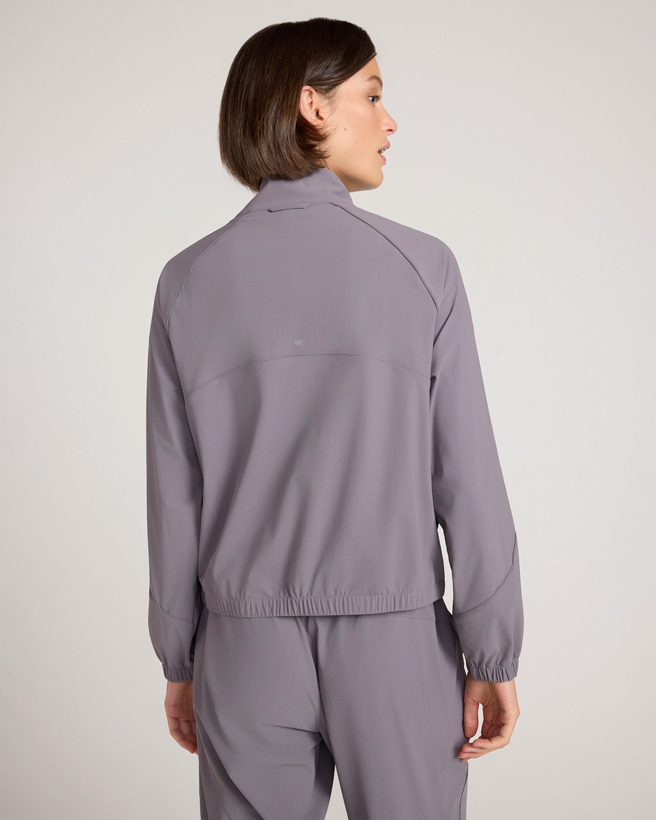 The Active Tricot Jacket with Piping - Excalibur Purple