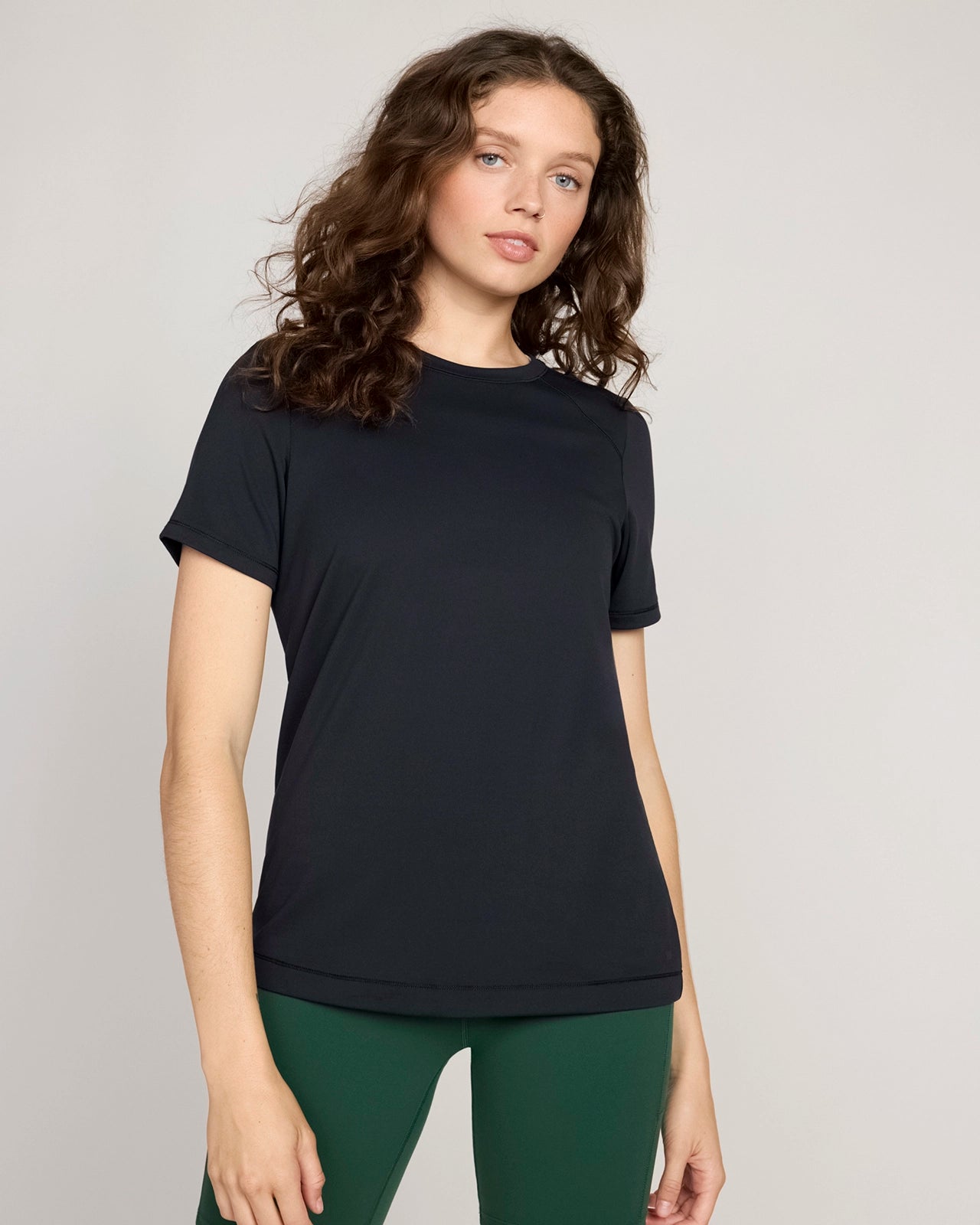 The Active Soft GRS Recycled Nylon T-Shirt - Black