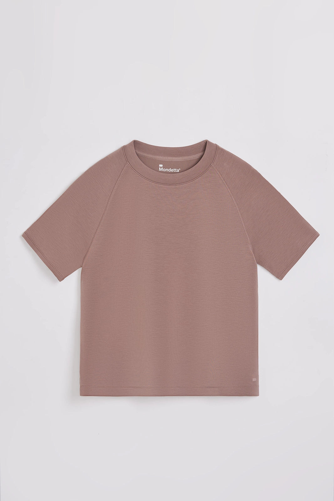The Soft Tech Fleece Short Sleeve Top - Deep Taupe
