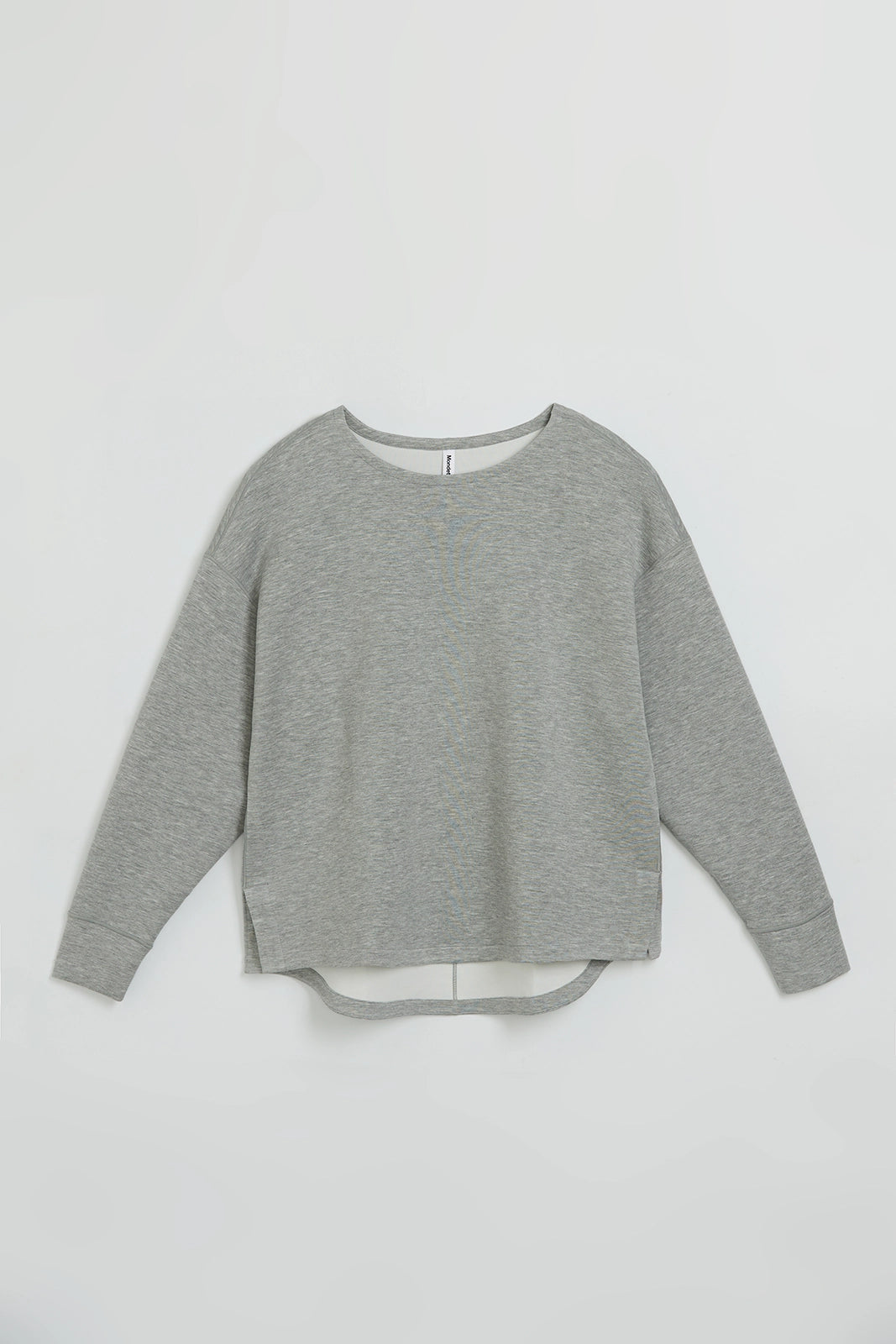 The Soft Luxe Tech Fleece Top - Ash Grey