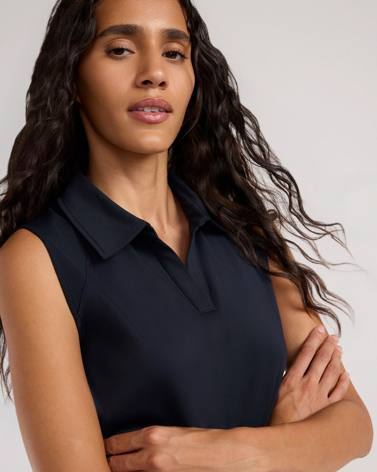 The Active Mixed Media Club Polo - Black