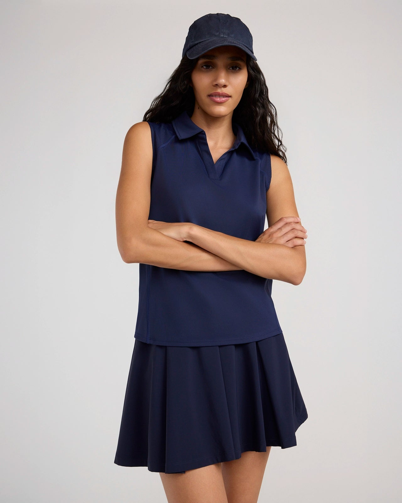 The Active Mixed Media Club Polo - Baritone Blue