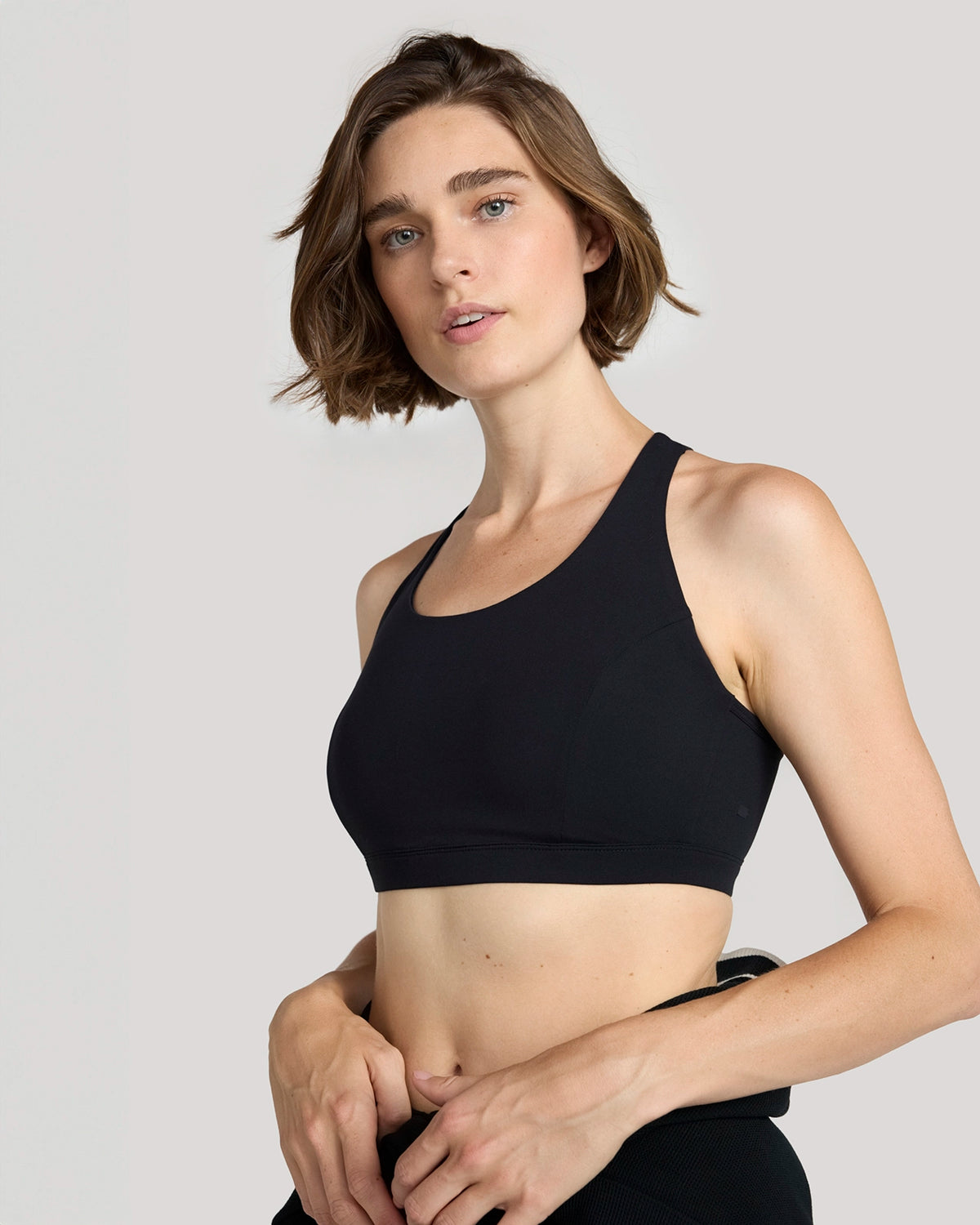 For general description, go to 'Main Product Description' region - The Active Mesh Back Sports Bra - Black
