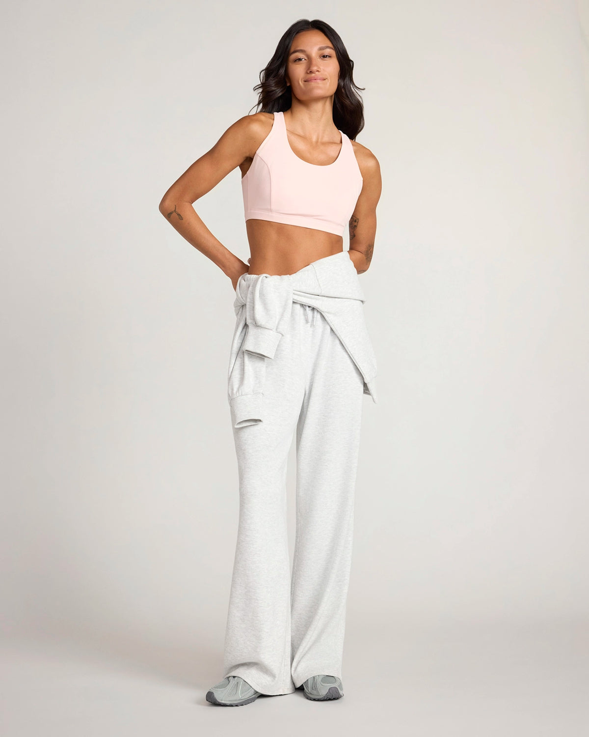 The Active Mesh Back Sports Bra - Lotus Pink
