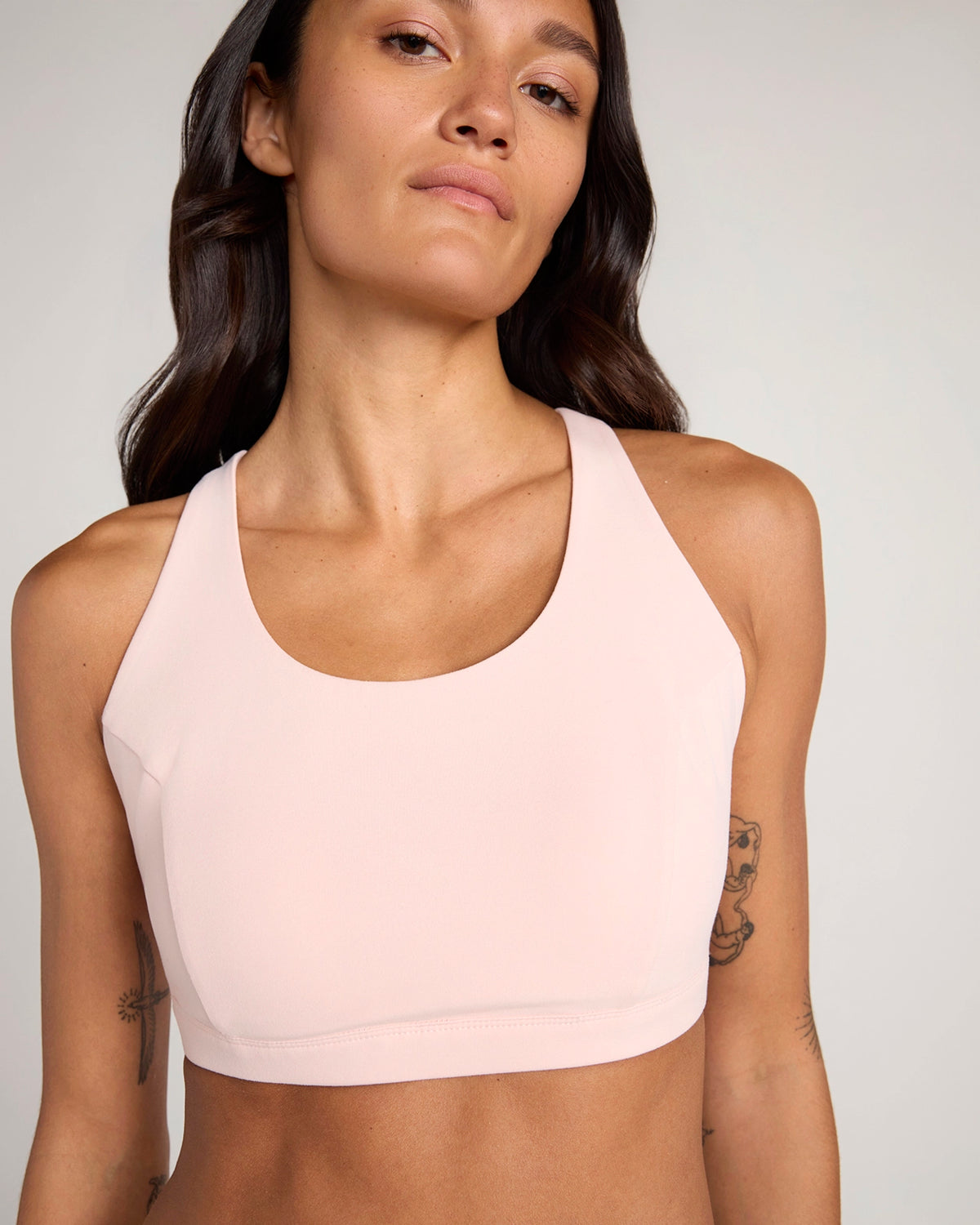The Active Mesh Back Sports Bra - Lotus Pink