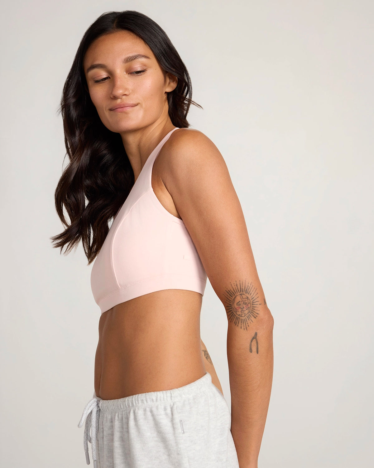 The Active Mesh Back Sports Bra - Lotus Pink