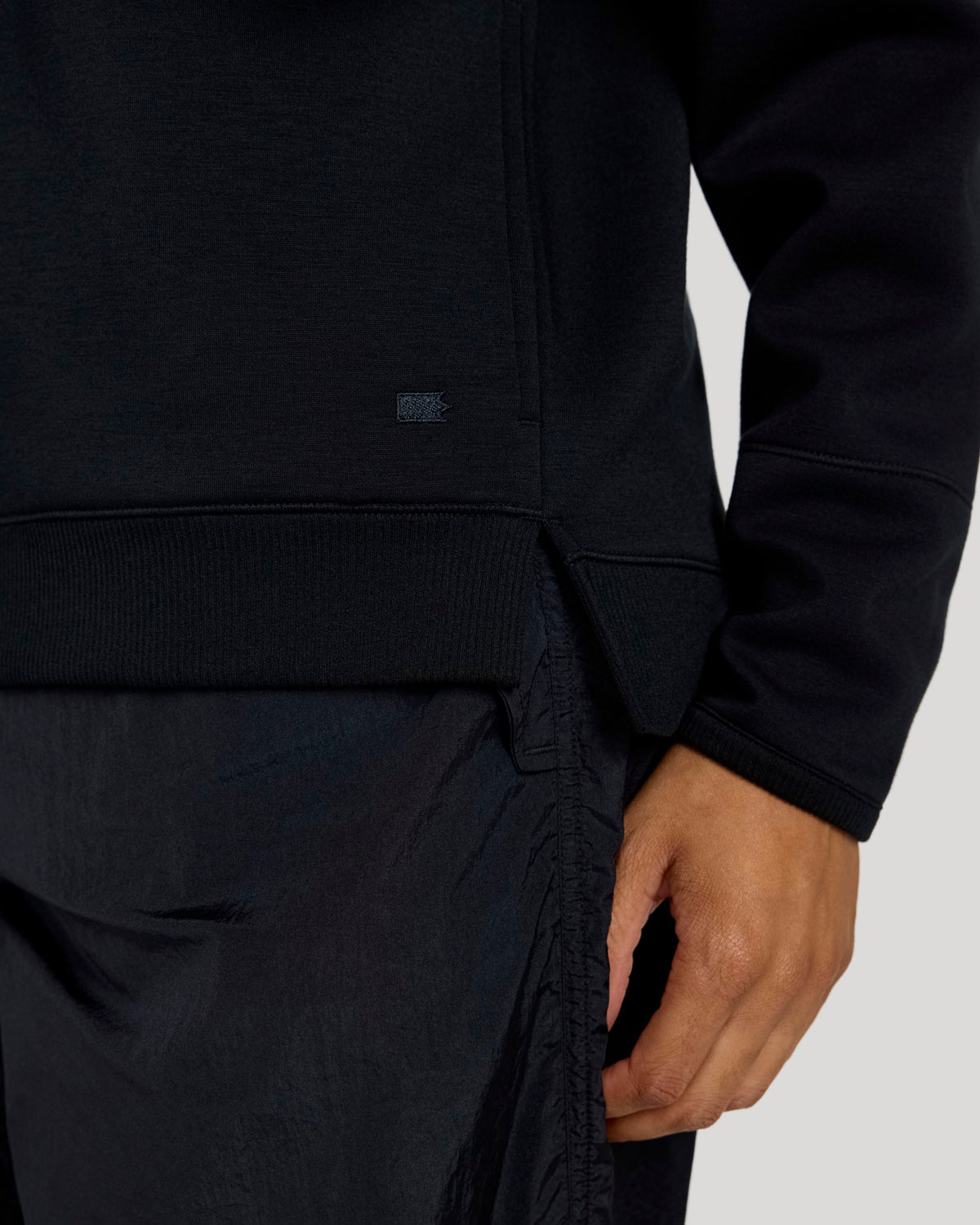 The Soft Luxe Soft Fleece Tunic - Black
