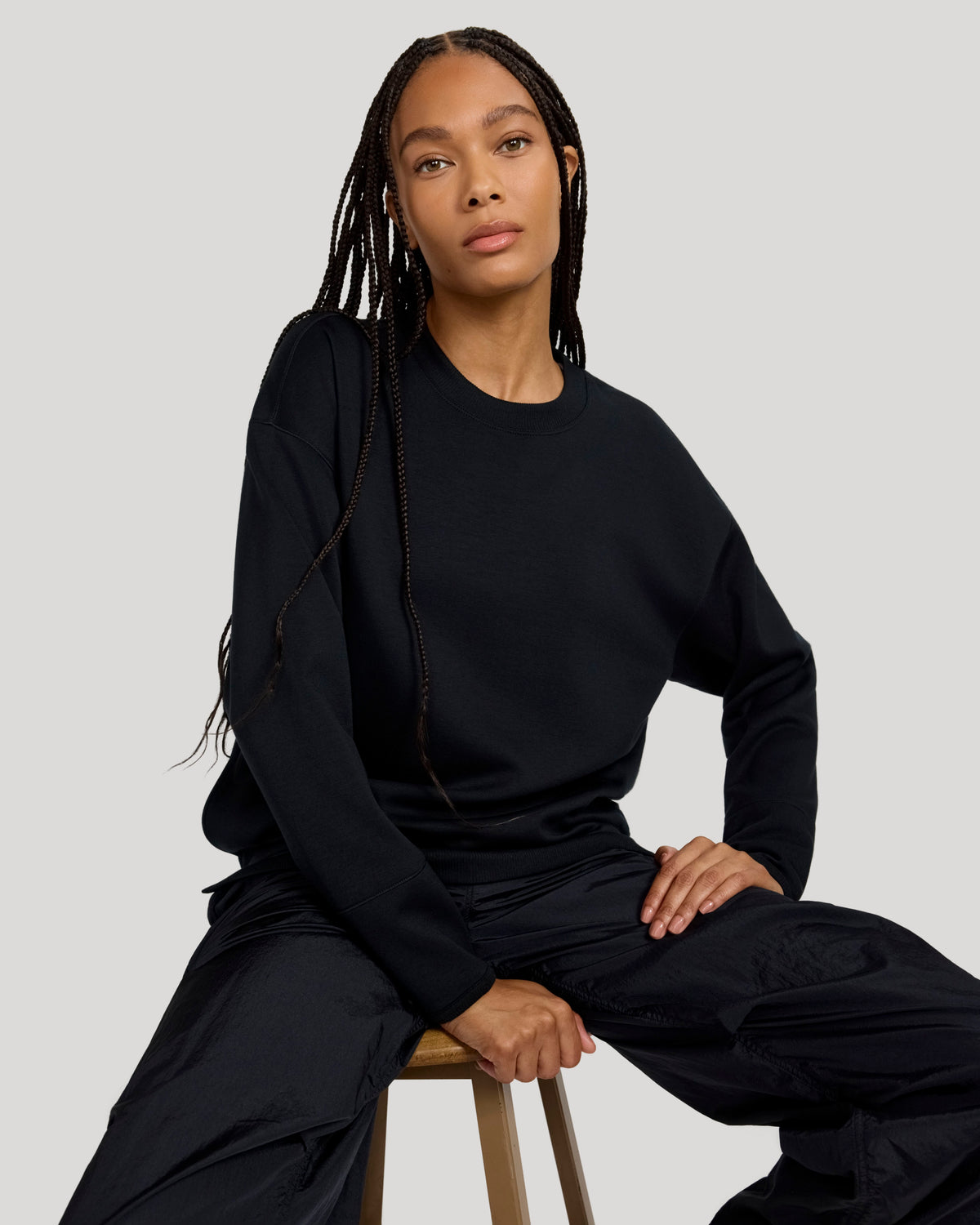 For general description, go to 'Main Product Description' region - The Soft Luxe Soft Fleece Tunic - Black