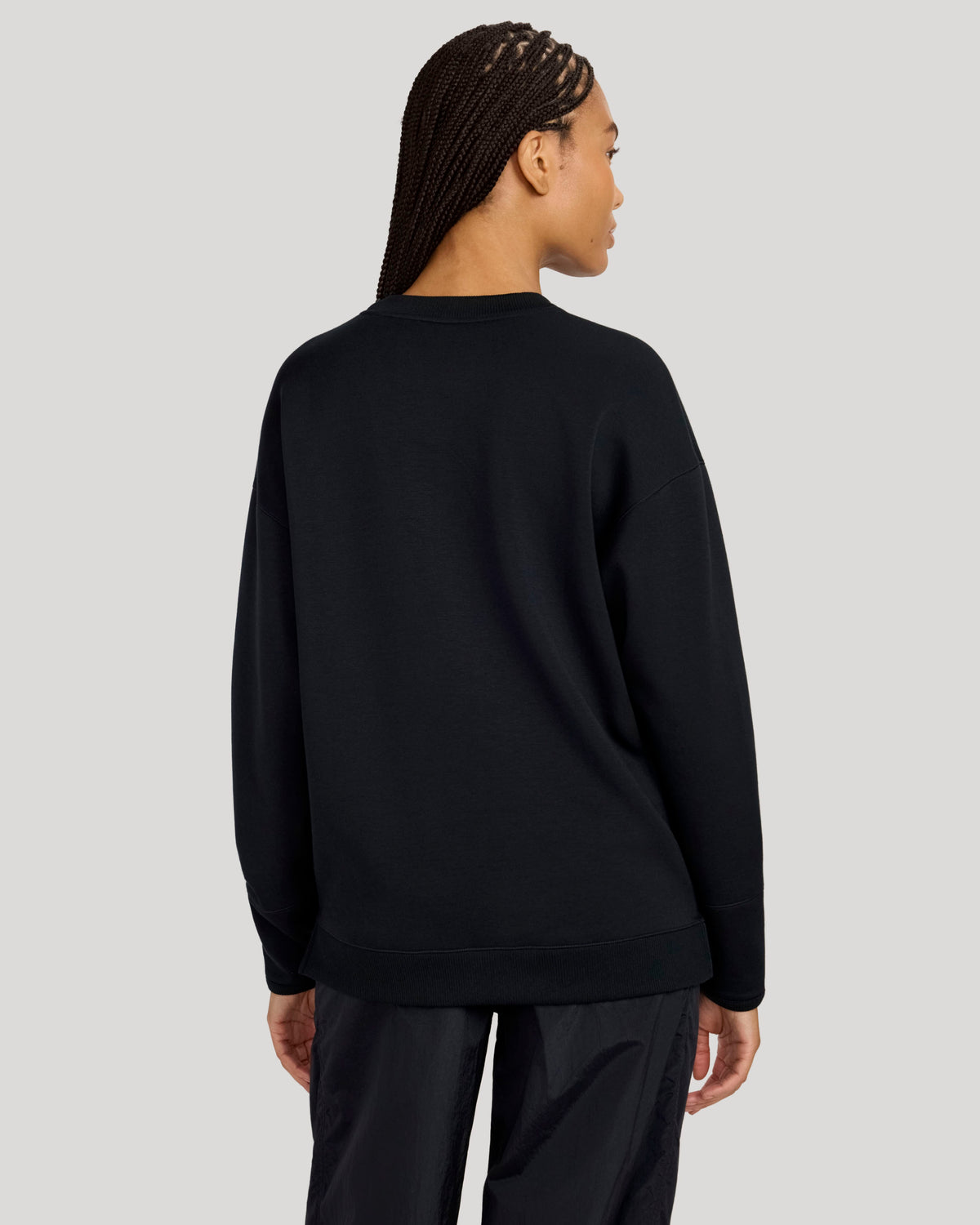 The Soft Luxe Soft Fleece Tunic - Black