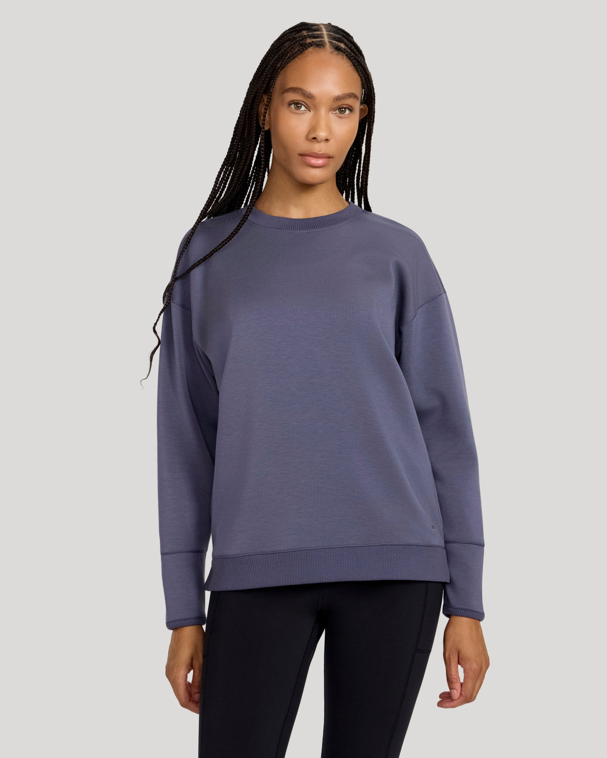 For general description, go to 'Main Product Description' region - The Soft Luxe Soft Fleece Tunic - Dark Purple