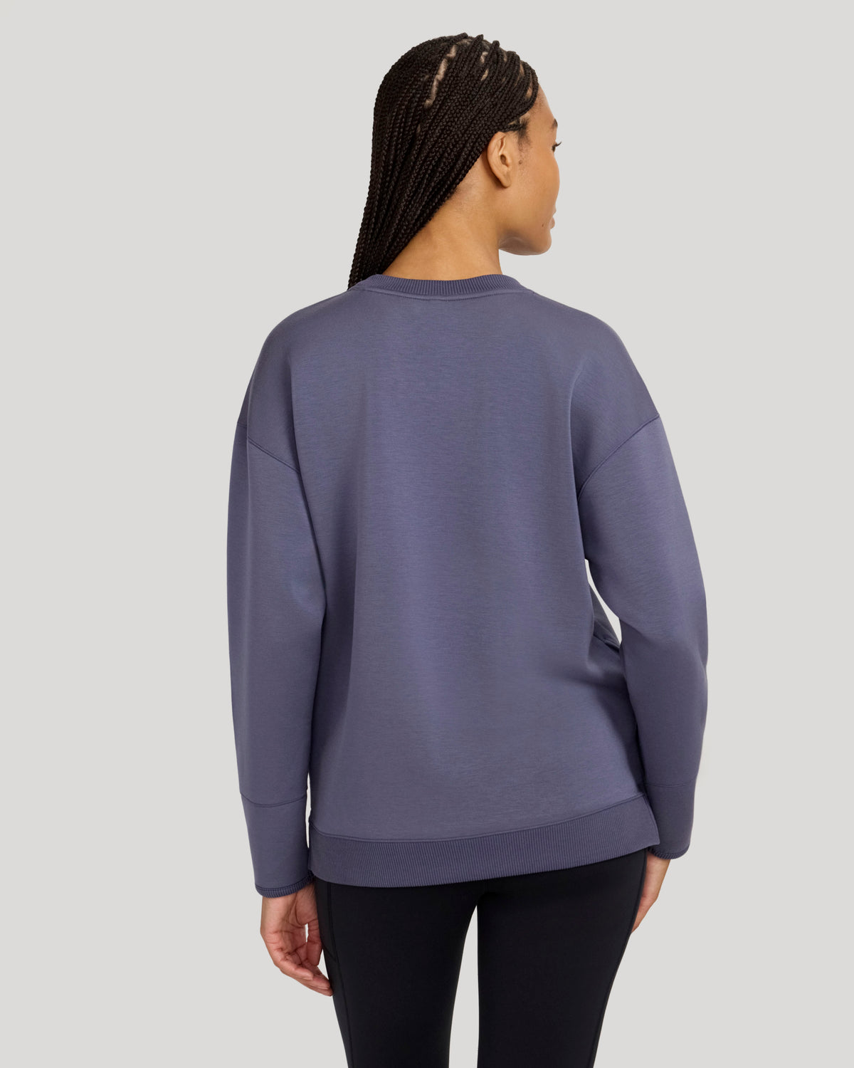 The Soft Luxe Soft Fleece Tunic - Dark Purple