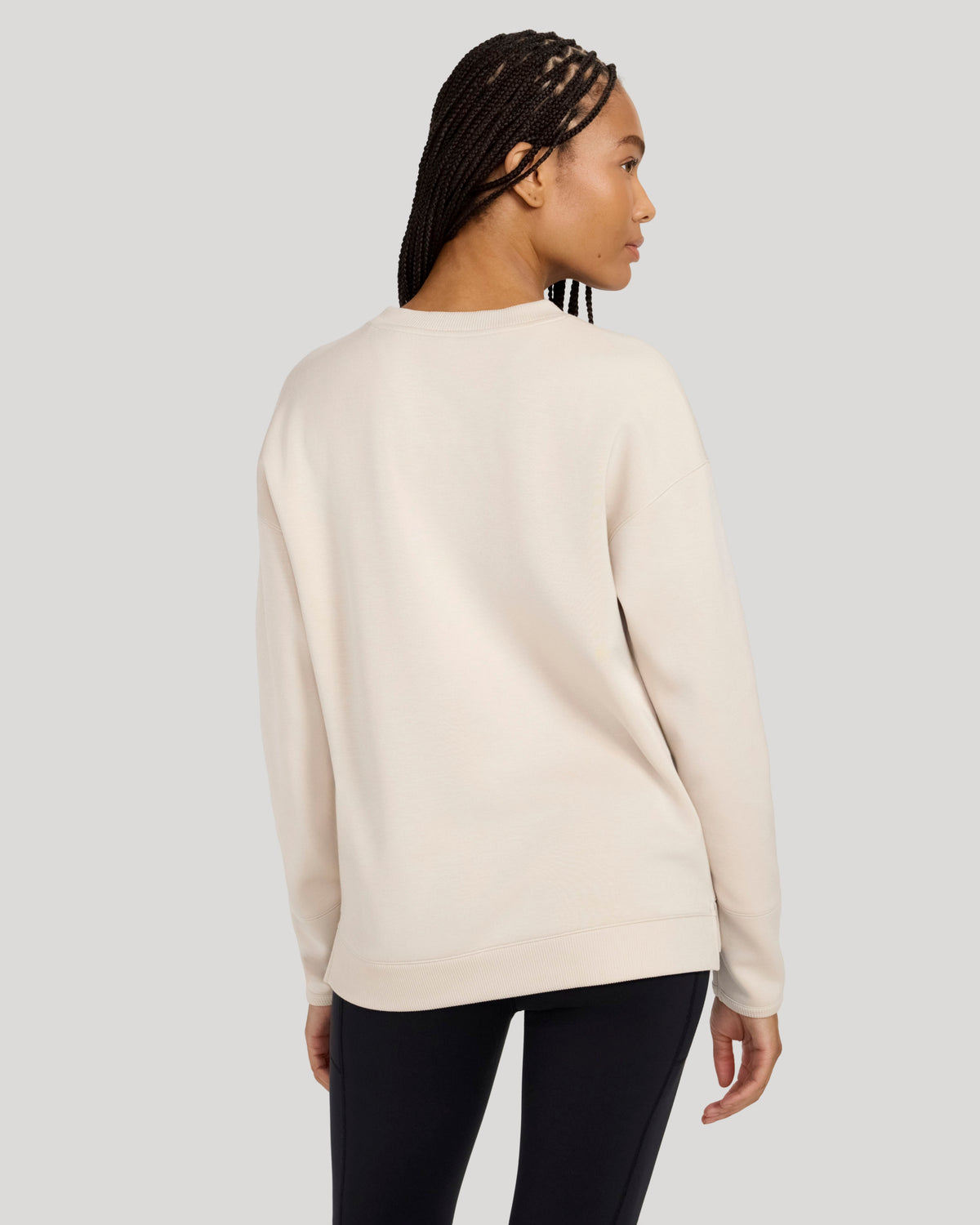 The Soft Luxe Soft Fleece Tunic - Ivory
