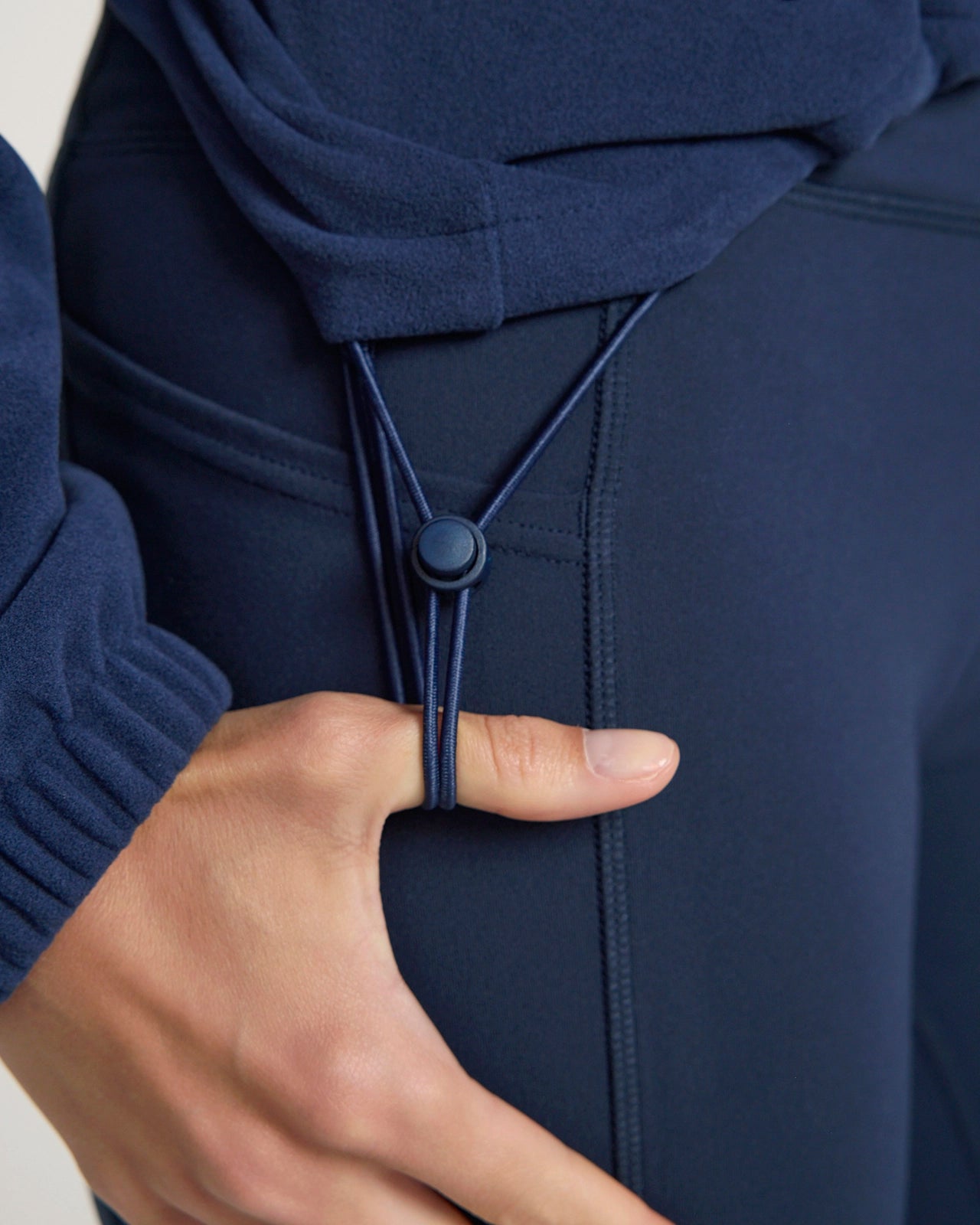 The Soft Luxe Velour Fleece Full-Zip Jacket - Naval Academy