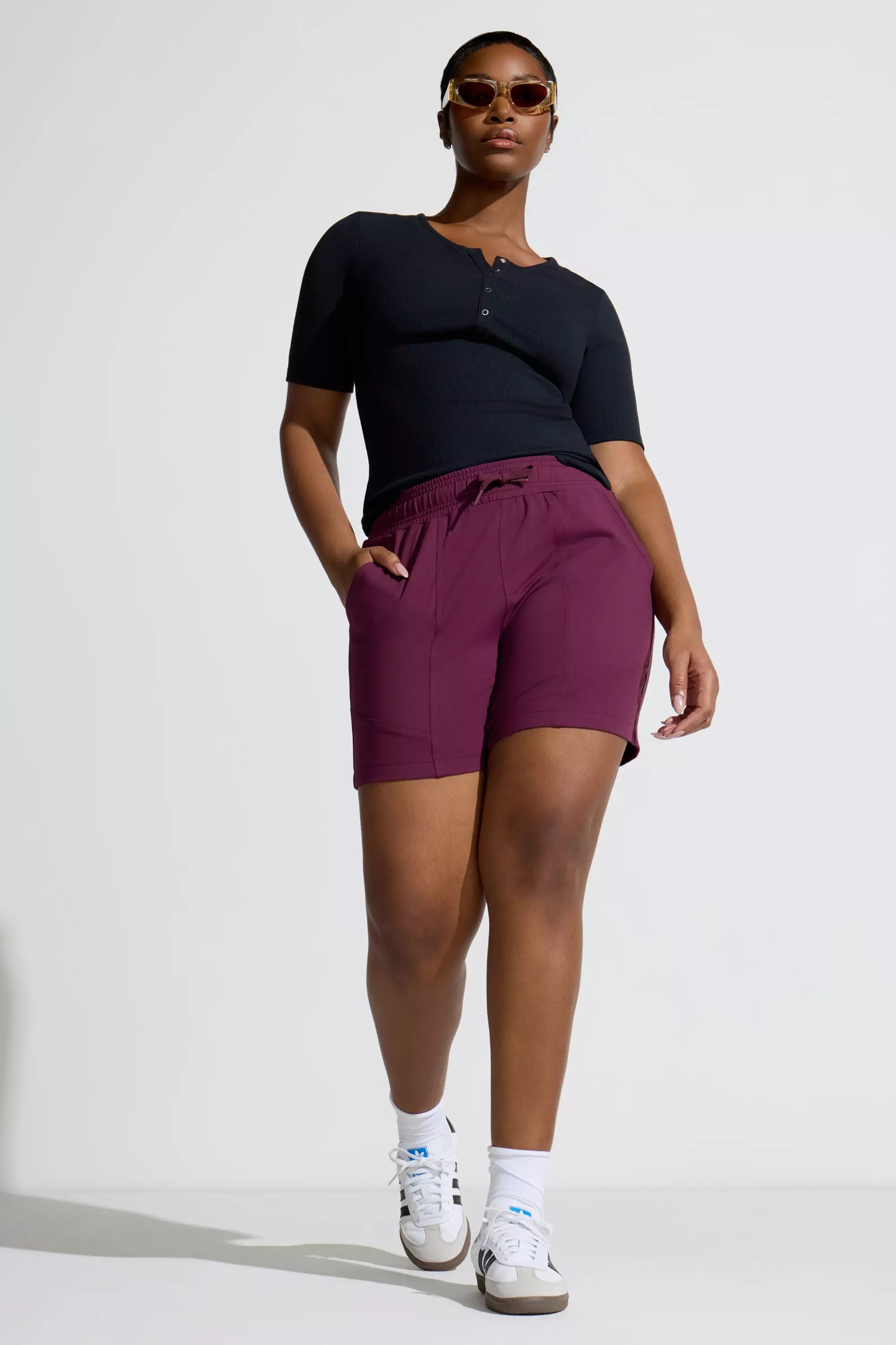 Women’s Active Short - Wine