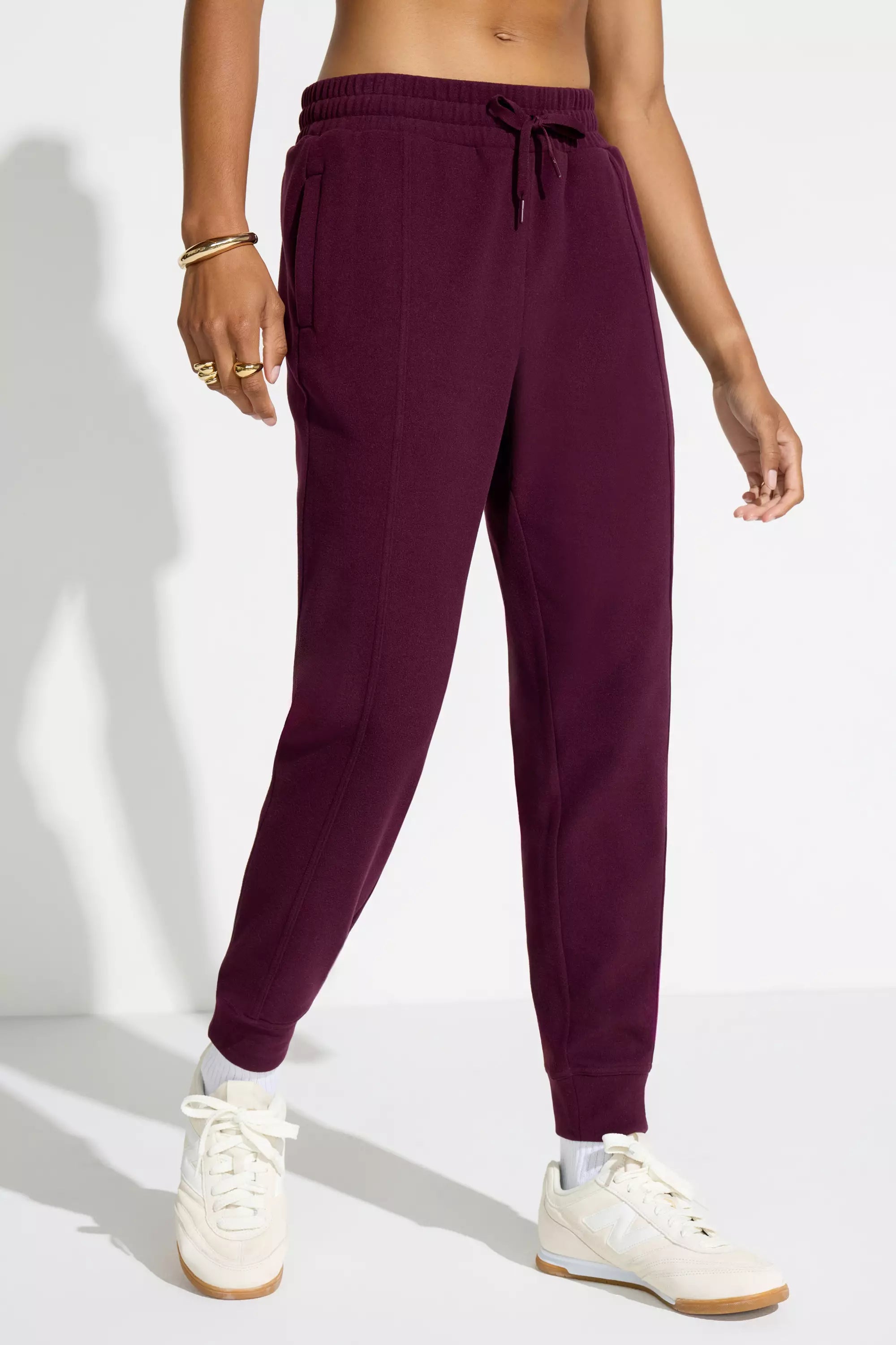 Women’s Cozy Velour Jogger - Red