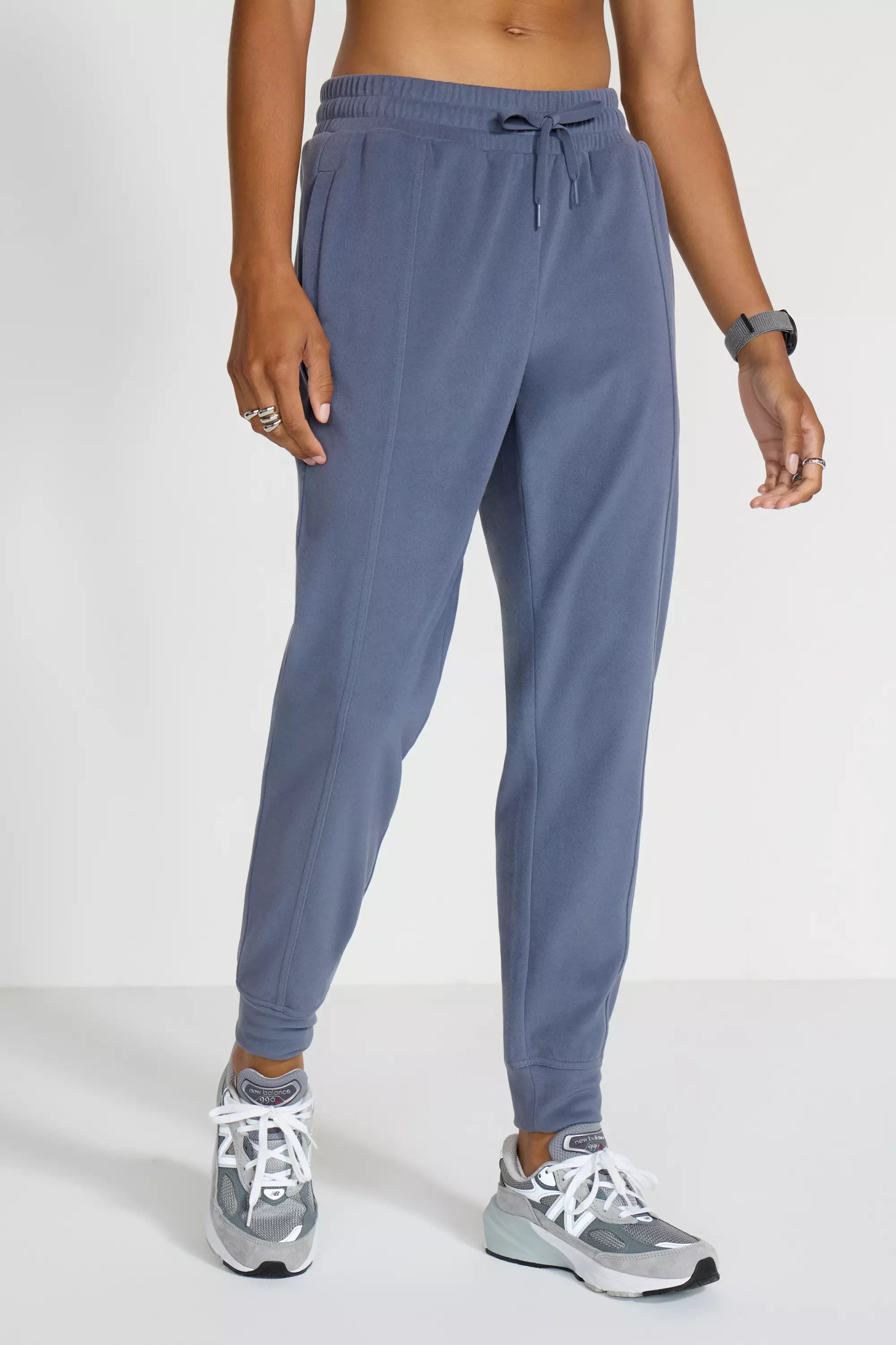 Women’s Cozy Velour Jogger - Blue
