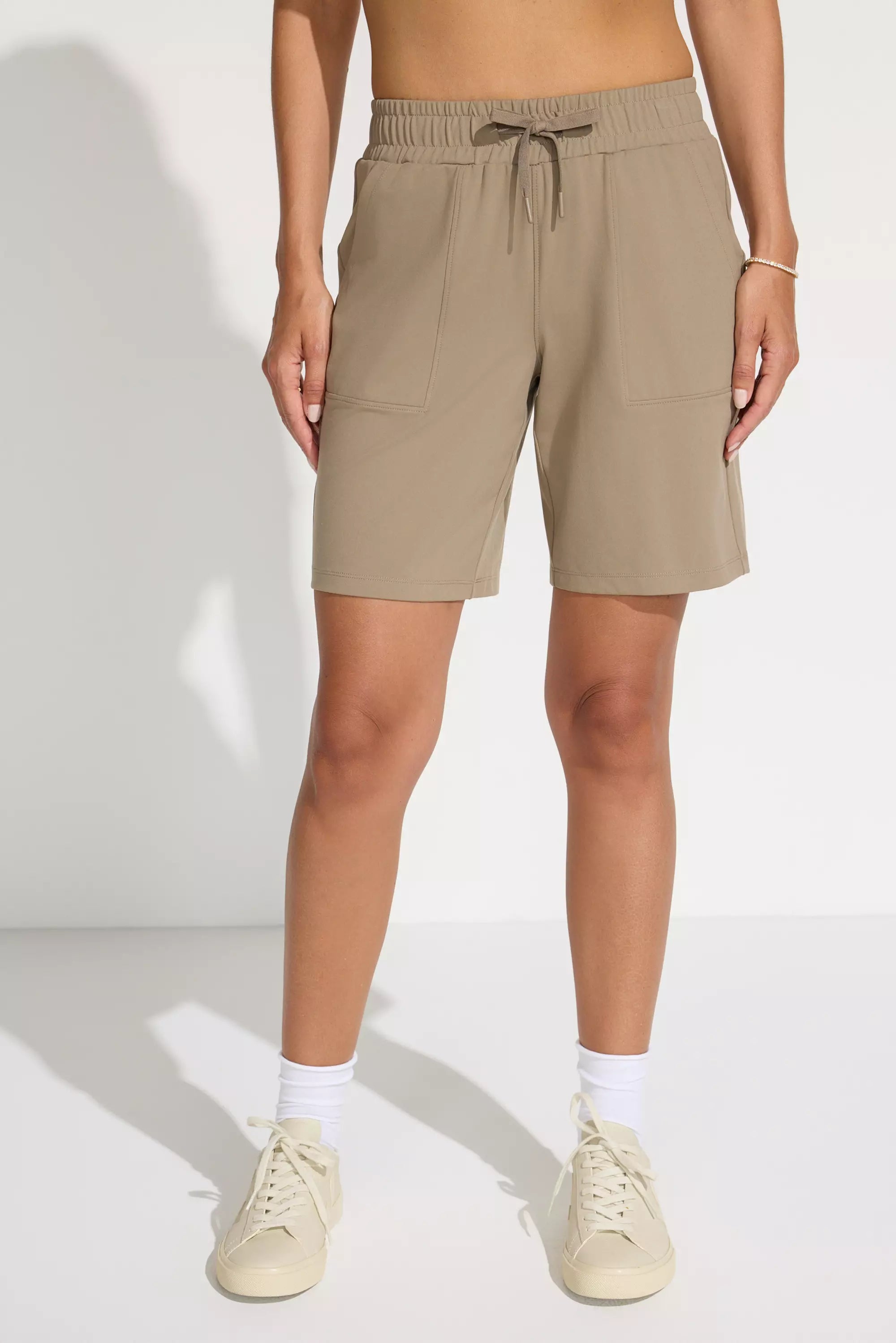 Women’s Knit Bermuda - Brown