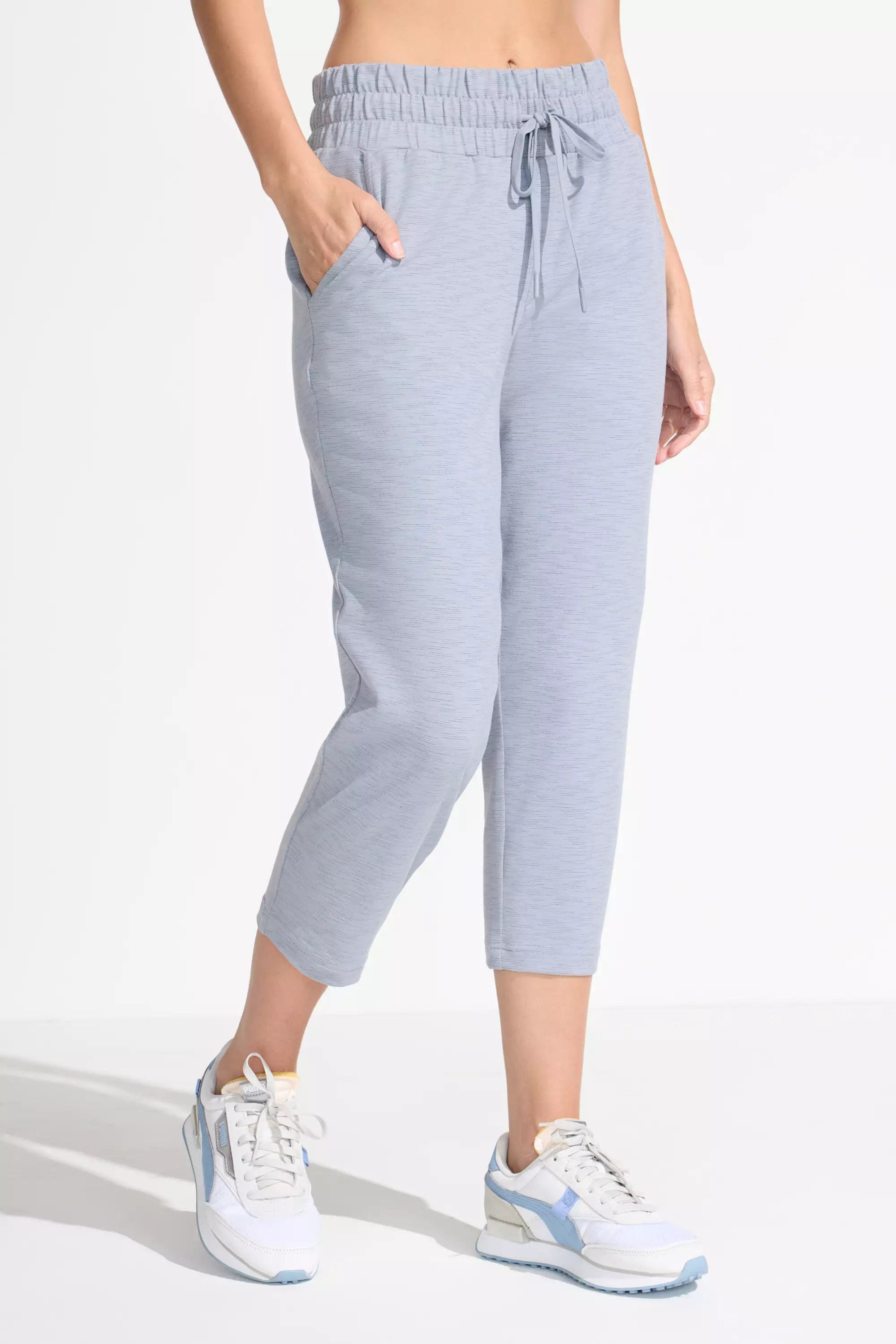 Women’s Capri Jogger - Grey Combo