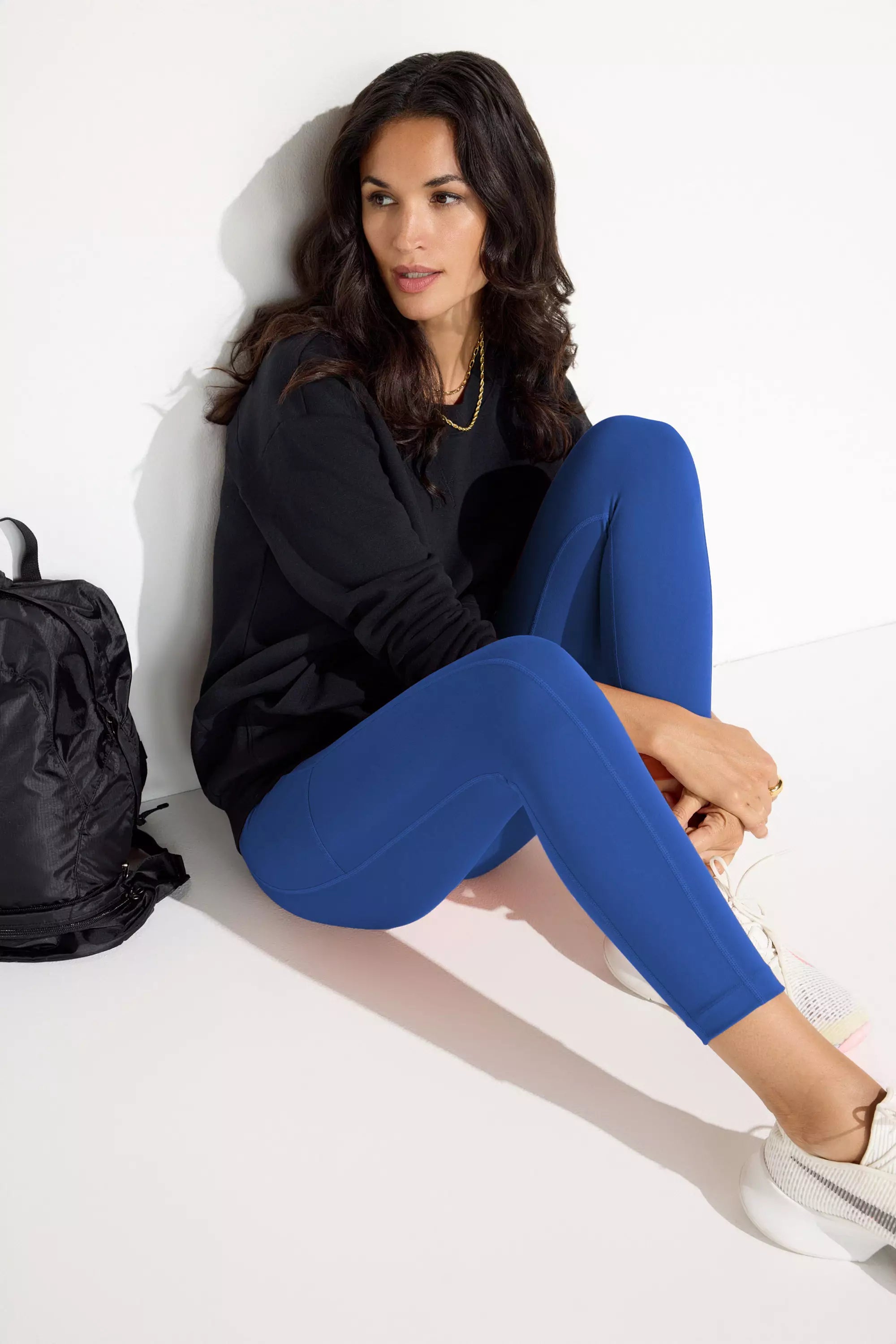Women’s High-Waisted Capri - Lazuli Blue