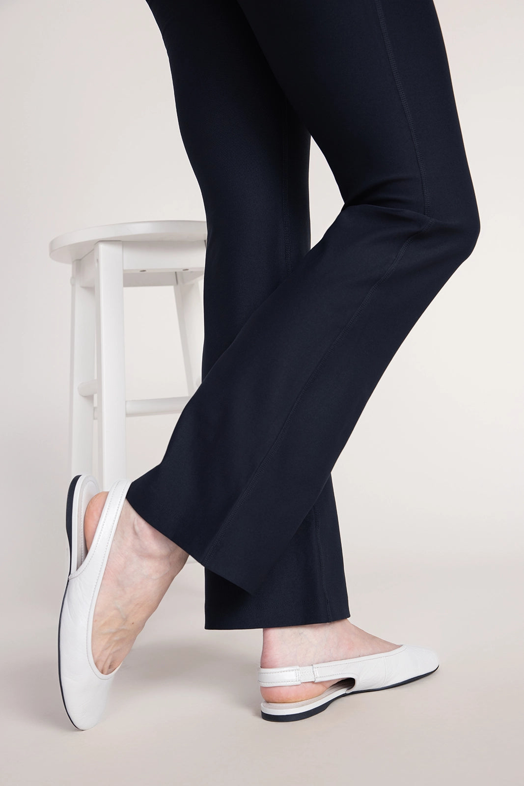 The Active GRS Certified Recycled Poly Wide Leg Yoga Pant  - Black