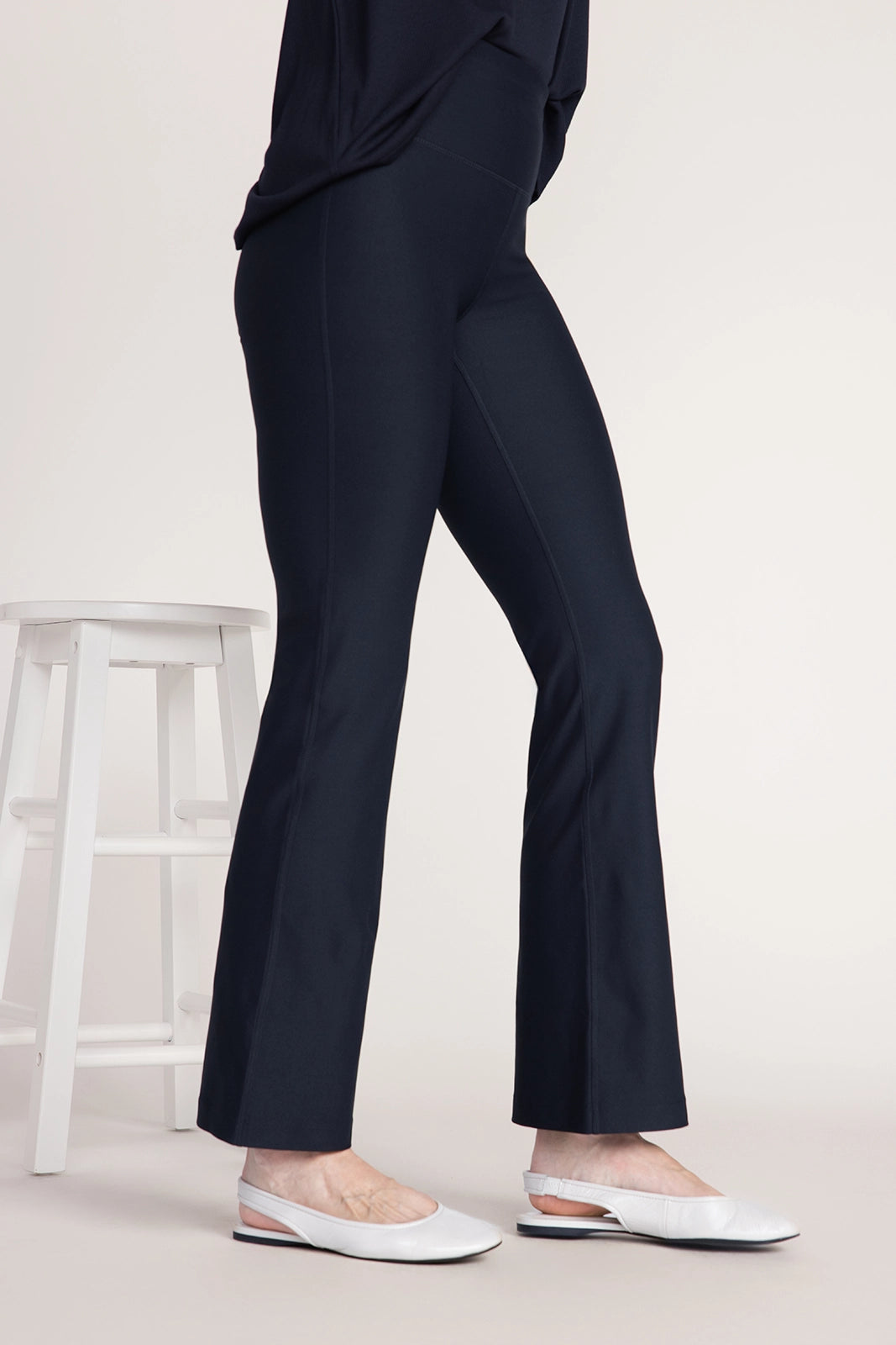 The Active GRS Certified Recycled Poly Wide Leg Yoga Pant  - Black