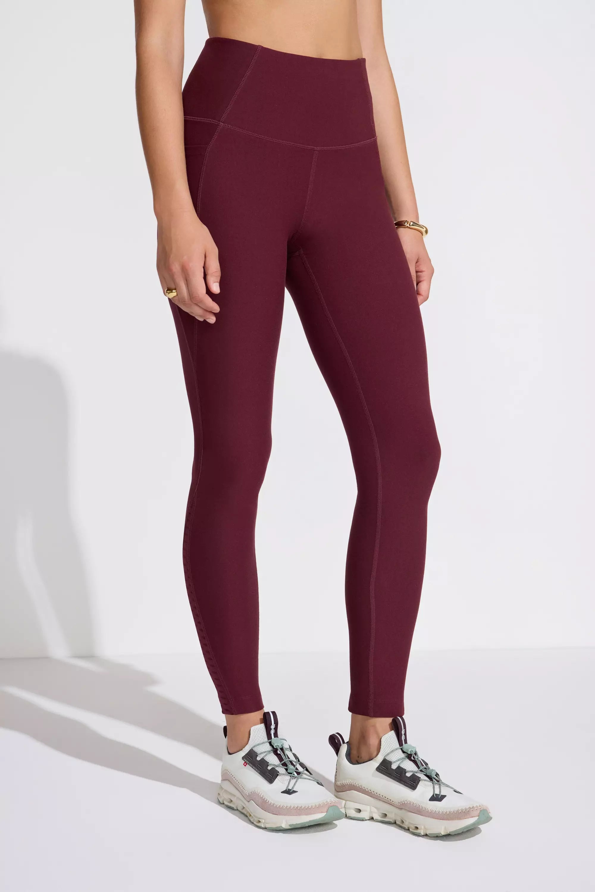 Women’s Basket Weave Legging - Red