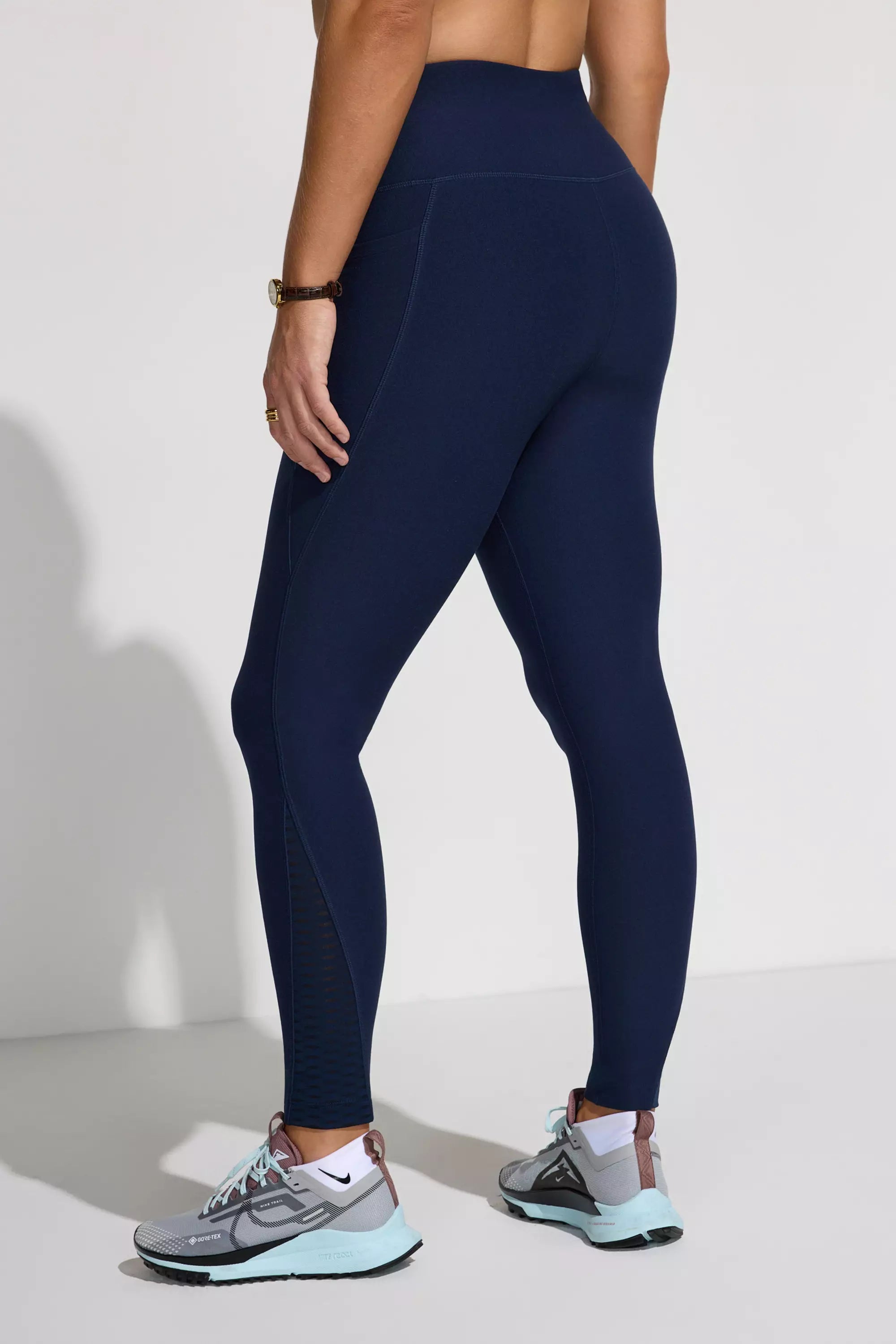 Jacquard Paneled Legging