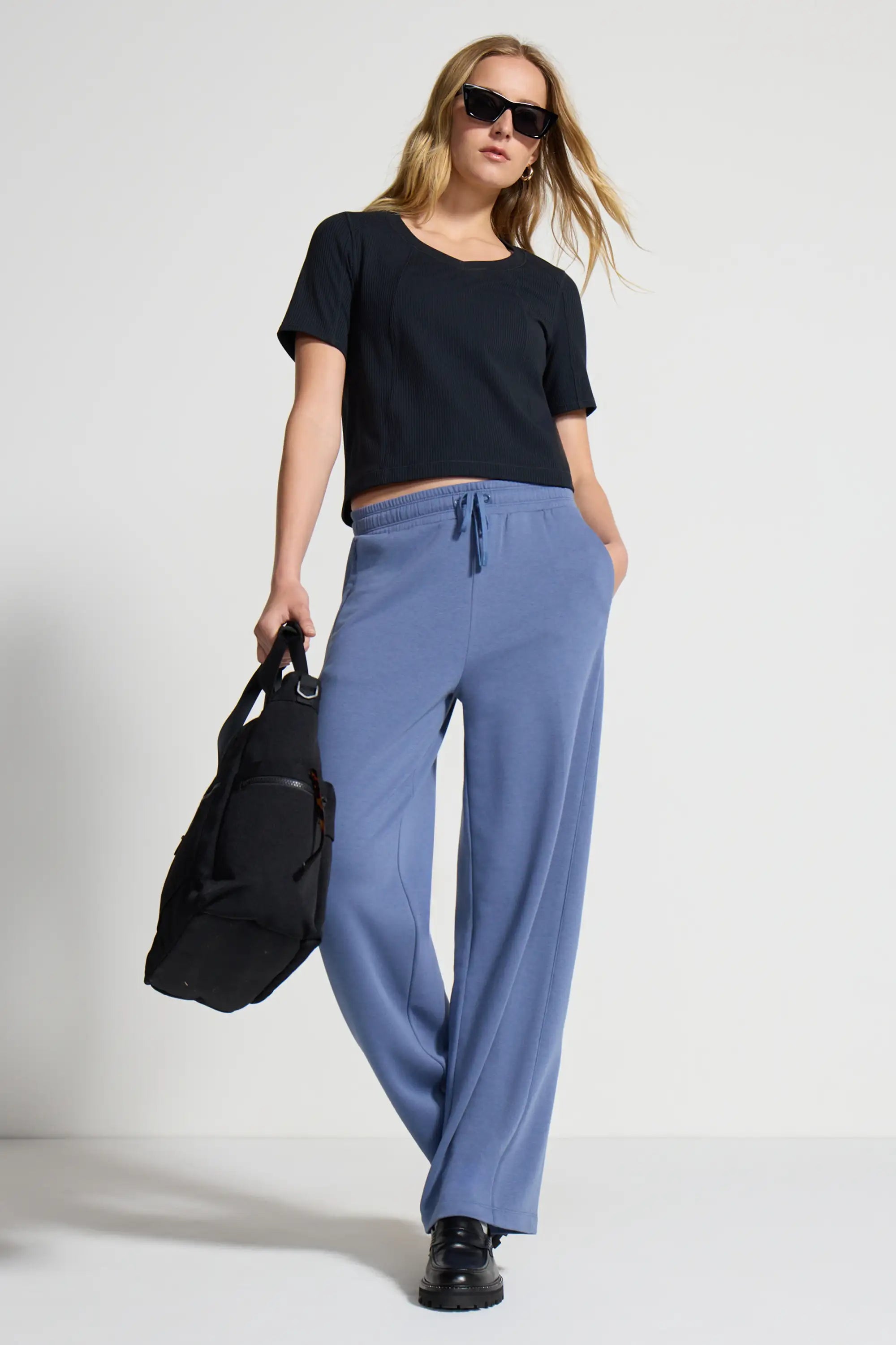 Women's Terry Wide Leg Pant