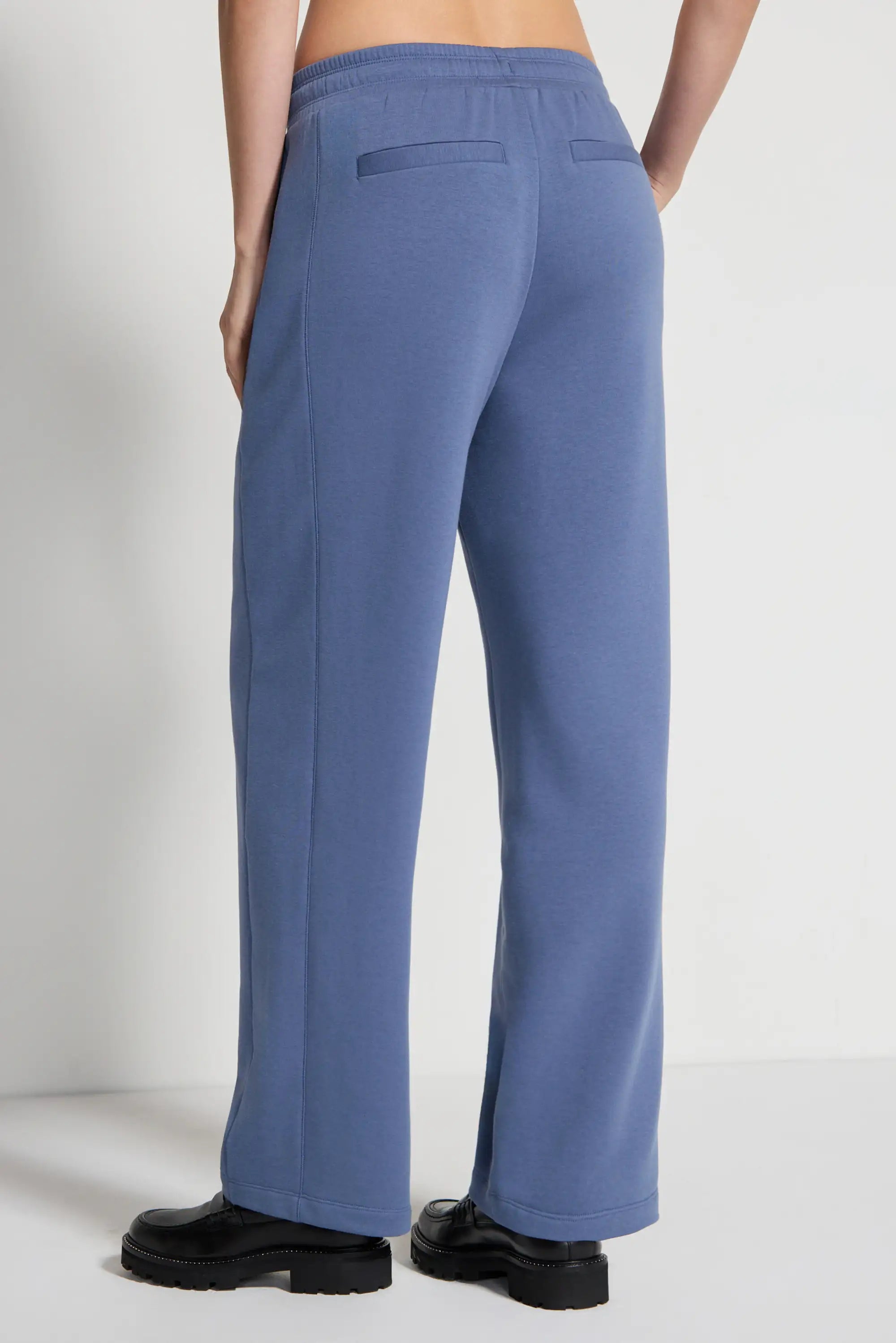 Women's Terry Wide Leg Pant - Vintage Indigo