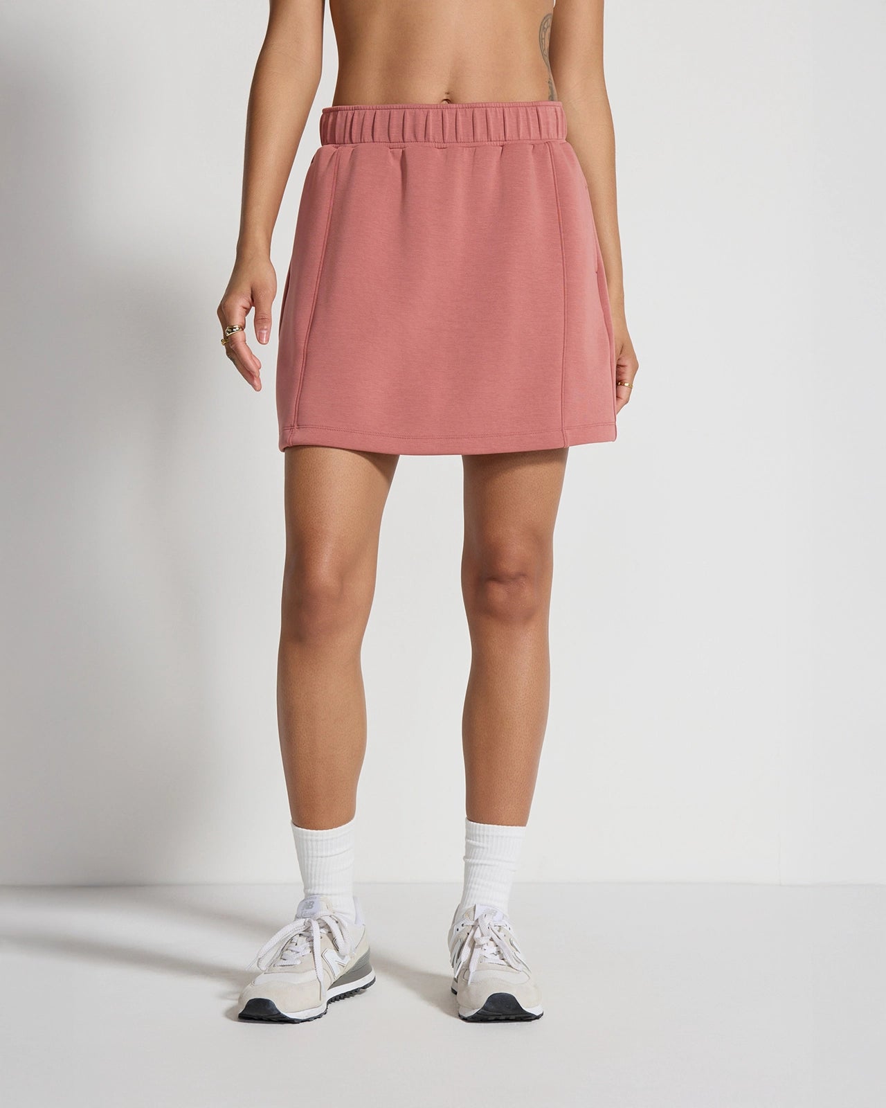 The Built-In Short GRS Certified Recycled Poly Walking Skort - Cedar Wood Pink