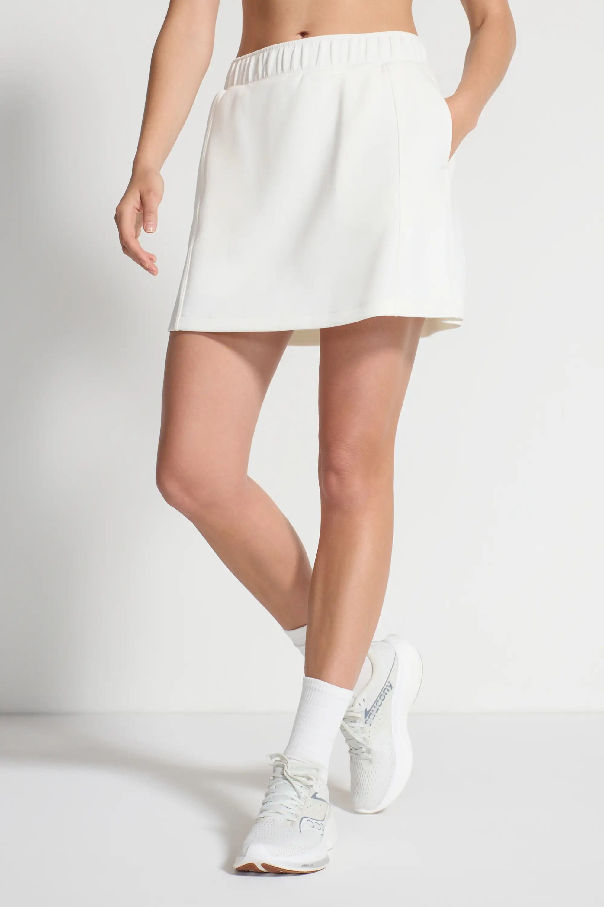 Women’s High-Rise Walking Skort - White