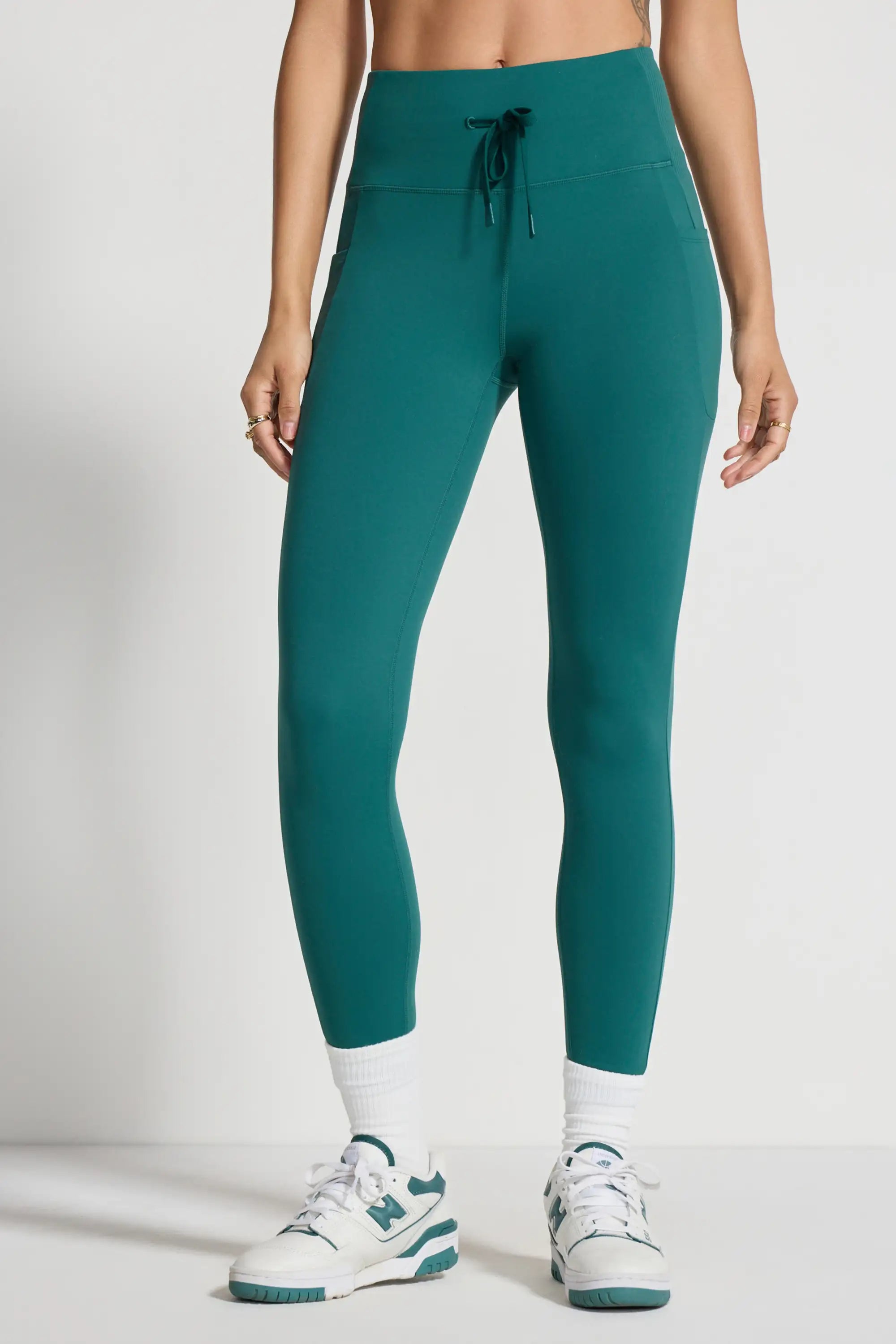 Women's Mixed Media Hike Legging - Green