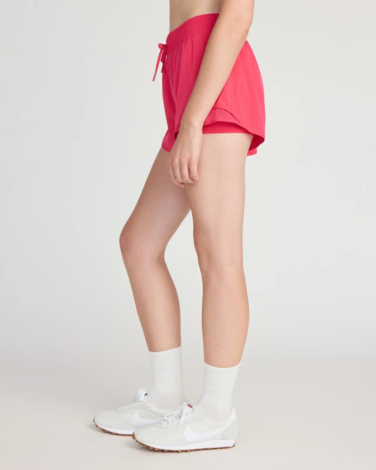 The Built-In Compression GRS Certified Recycled Polyester Run Short - Azalea
