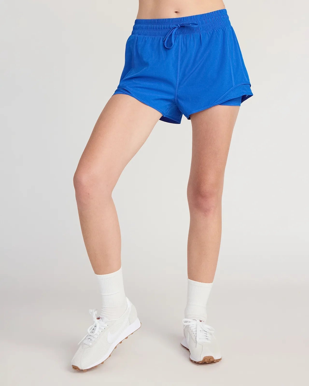 The Built-In Compression GRS Certified Recycled Polyester Run Short - Princess Blue