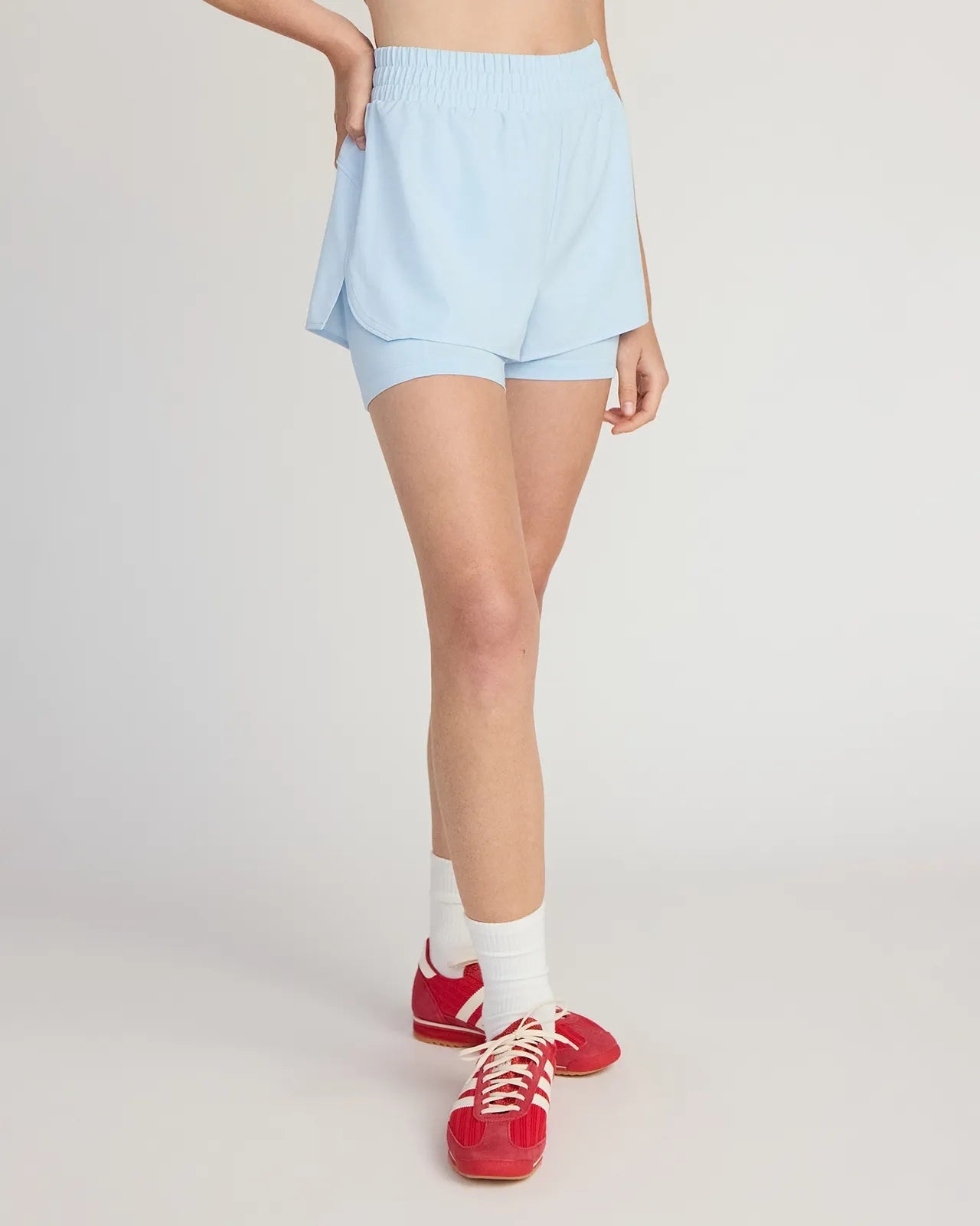 The Built-In Liner GRS Certified Recycled Polyester 3.5" Run Short - Nantucket Breeze