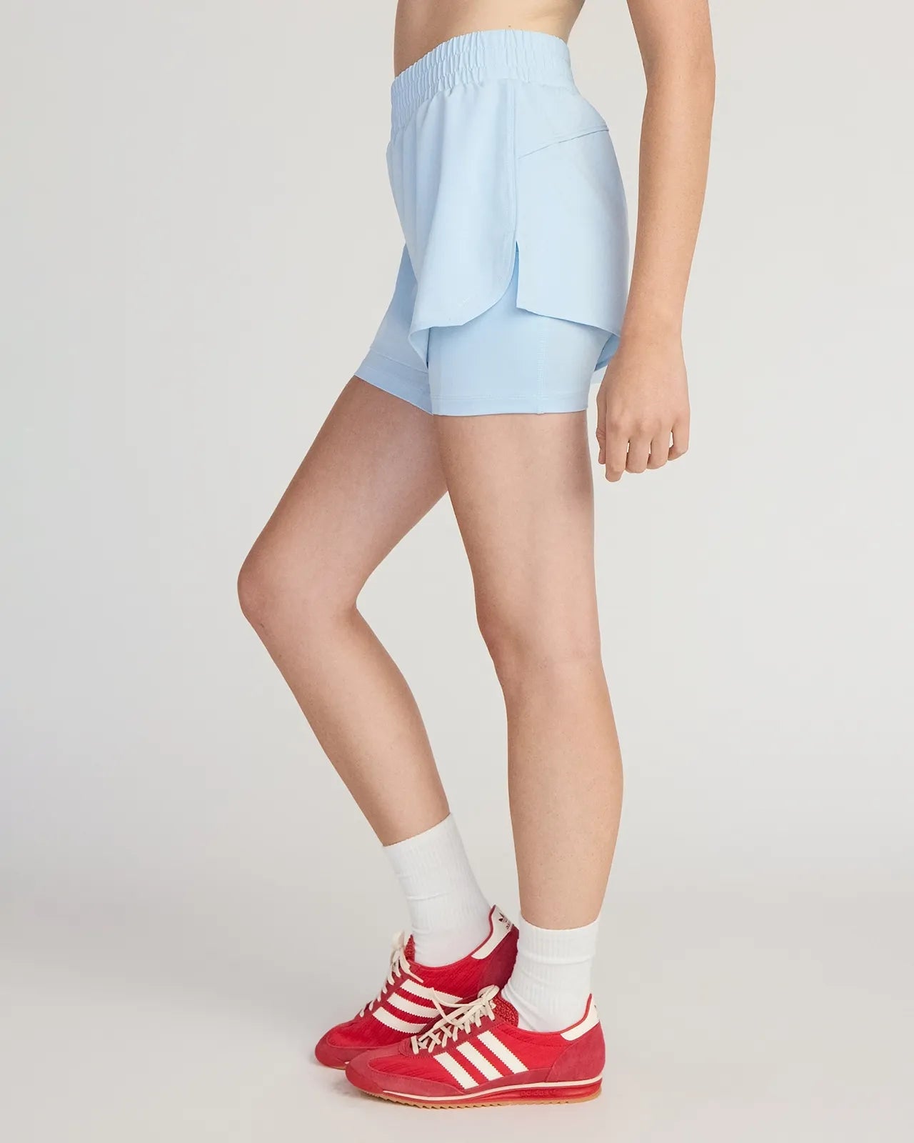 The Built-In Liner GRS Certified Recycled Polyester 3.5" Run Short - Nantucket Breeze