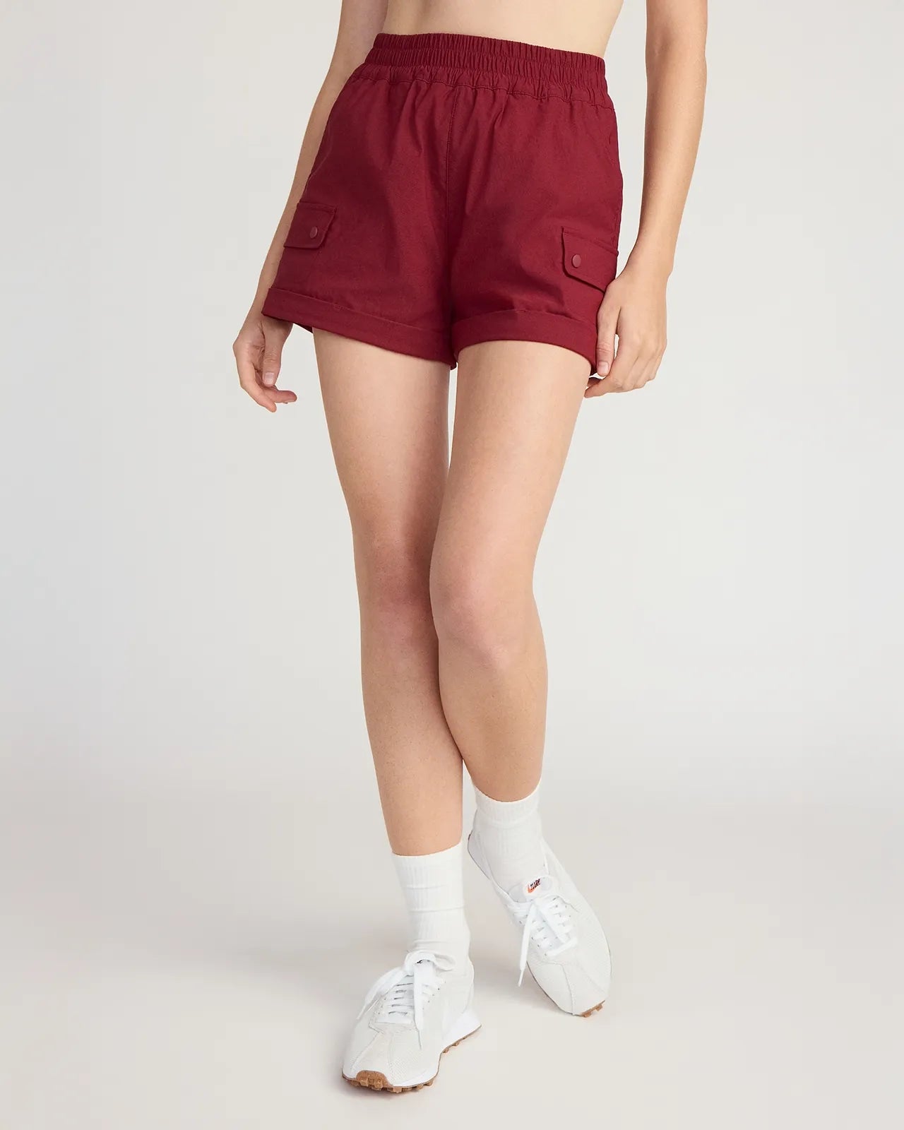 The Active Light Stretch GRS Certified Recycled Nylon Short - Cabernet
