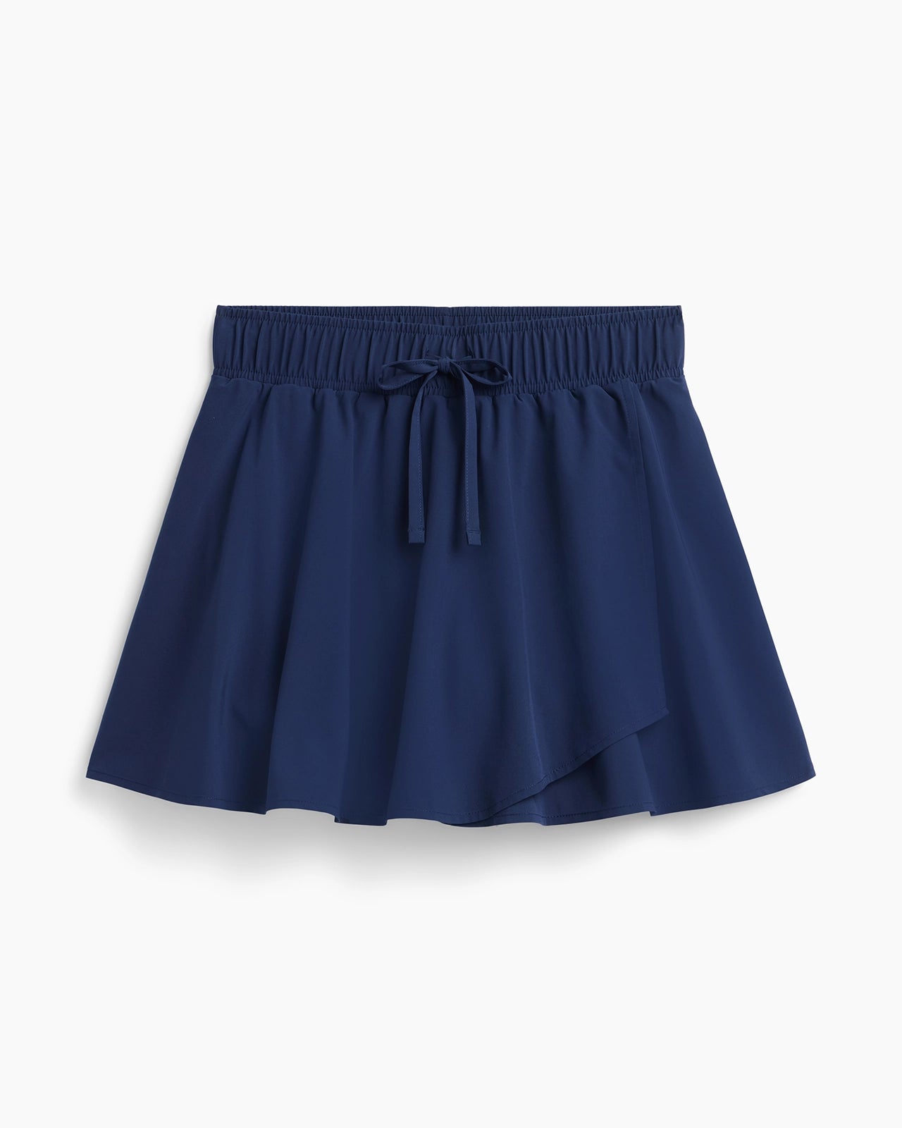 The Tennis + Golf  GRS Certified Recycled Polyester Flowy Skort - Black Iris