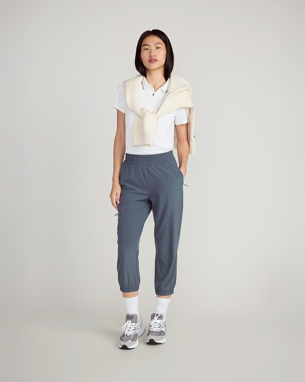 The Light Stretch GRS Certified Recycled Polyester Jogger - Dark Slate
