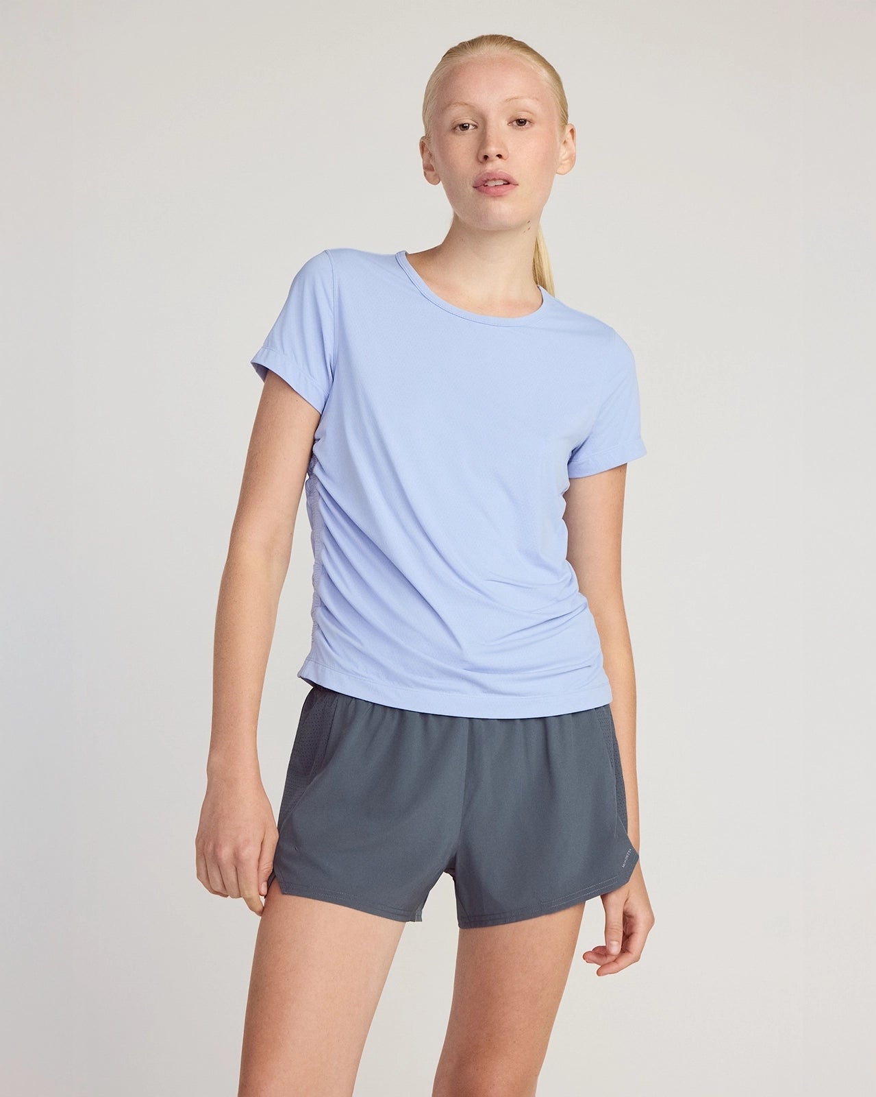 The Lightweight GRS Certified Recycled Polyester 3" Run Short - Dark Slate